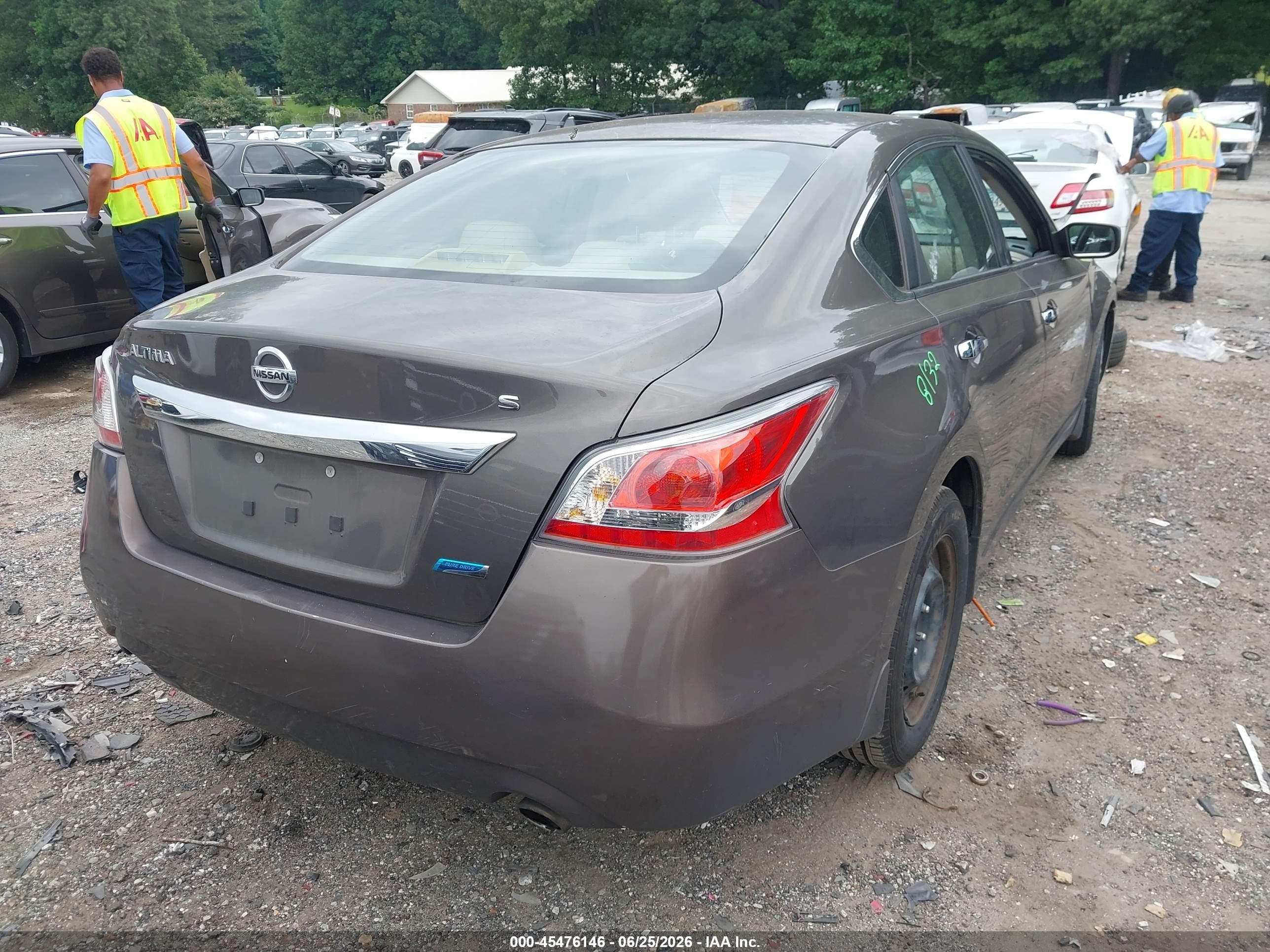 2014 Nissan Altima 2.5 S Brown vin: 1N4AL3AP7EN378910