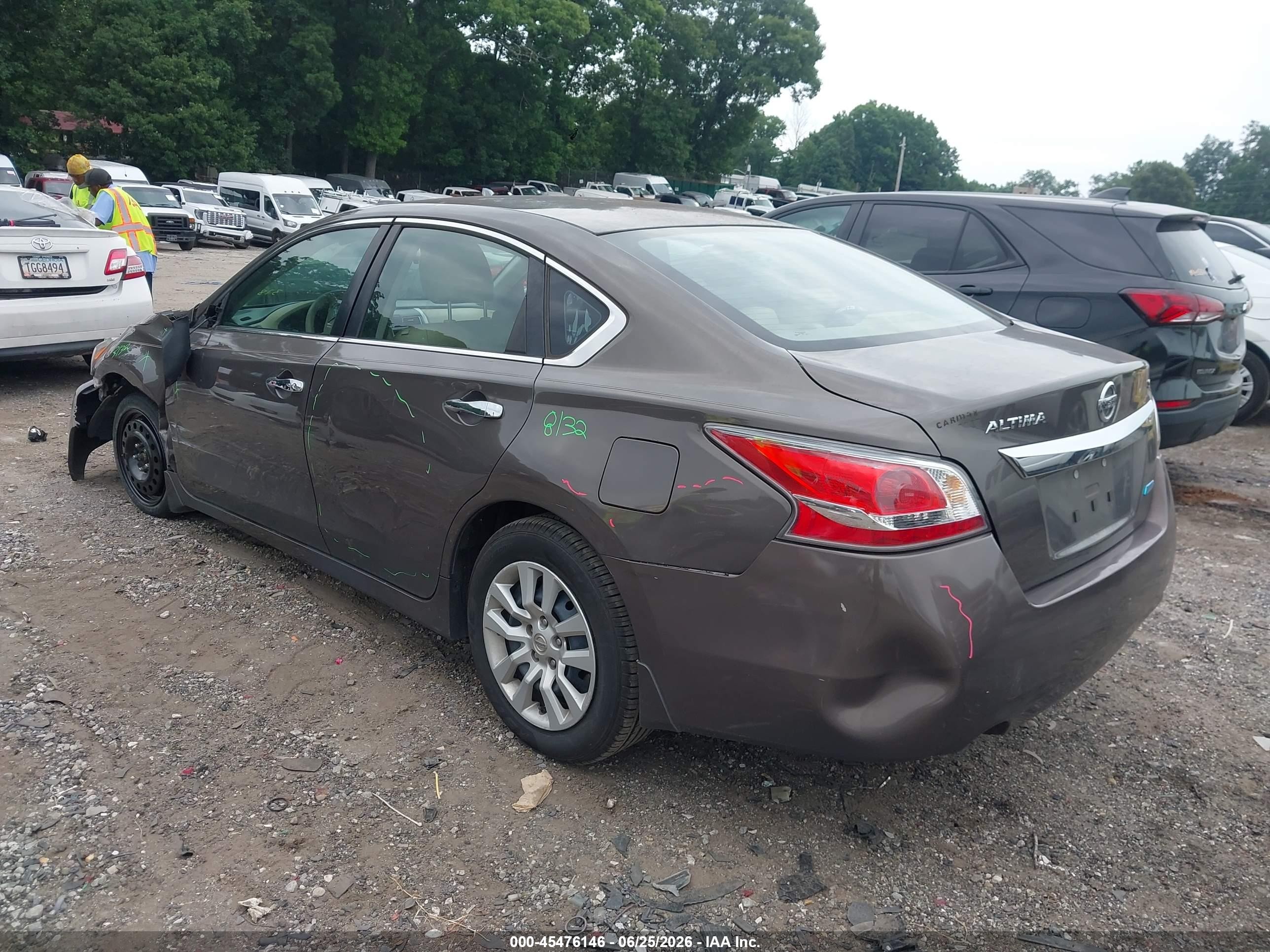 2014 Nissan Altima 2.5 S Brown vin: 1N4AL3AP7EN378910