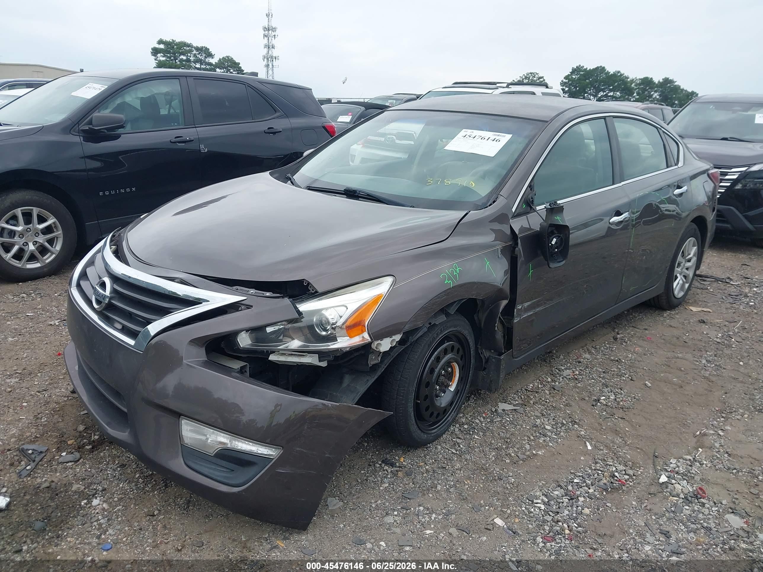 2014 Nissan Altima 2.5 S Brown vin: 1N4AL3AP7EN378910