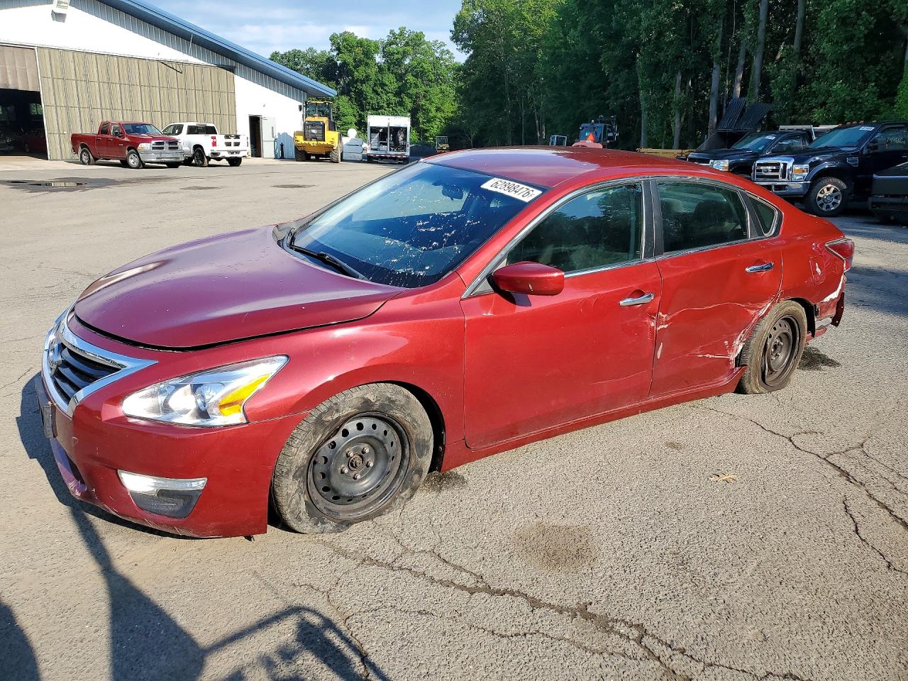 2014 Nissan Altima 2.5 S Burgundy vin: 1N4AL3AP7EN382181