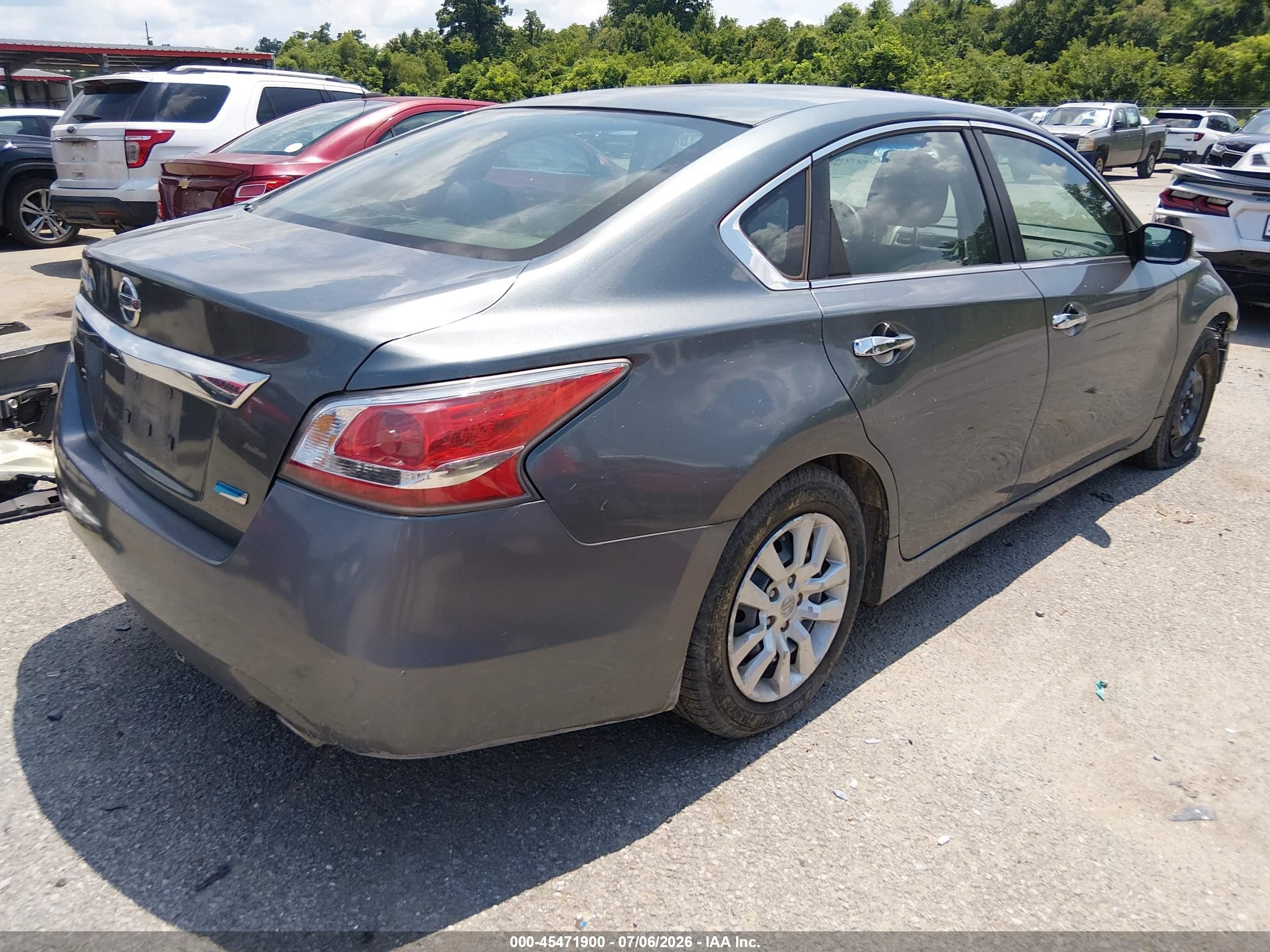 2014 Nissan Altima 2.5/2.5 S/2.5 Sl/2.5 Sv Серый vin: 1N4AL3AP7EN382505