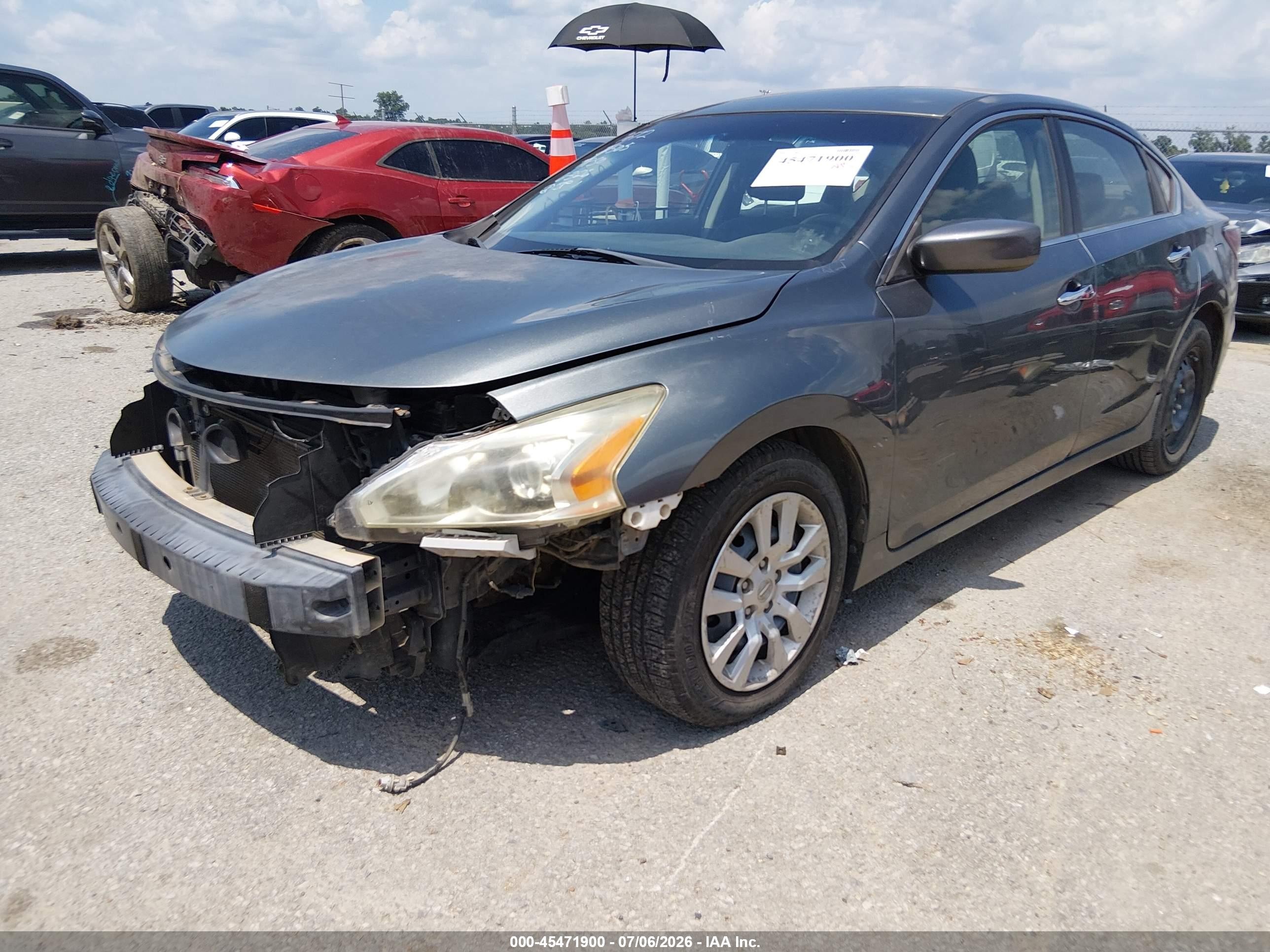 2014 Nissan Altima 2.5/2.5 S/2.5 Sl/2.5 Sv Серый vin: 1N4AL3AP7EN382505