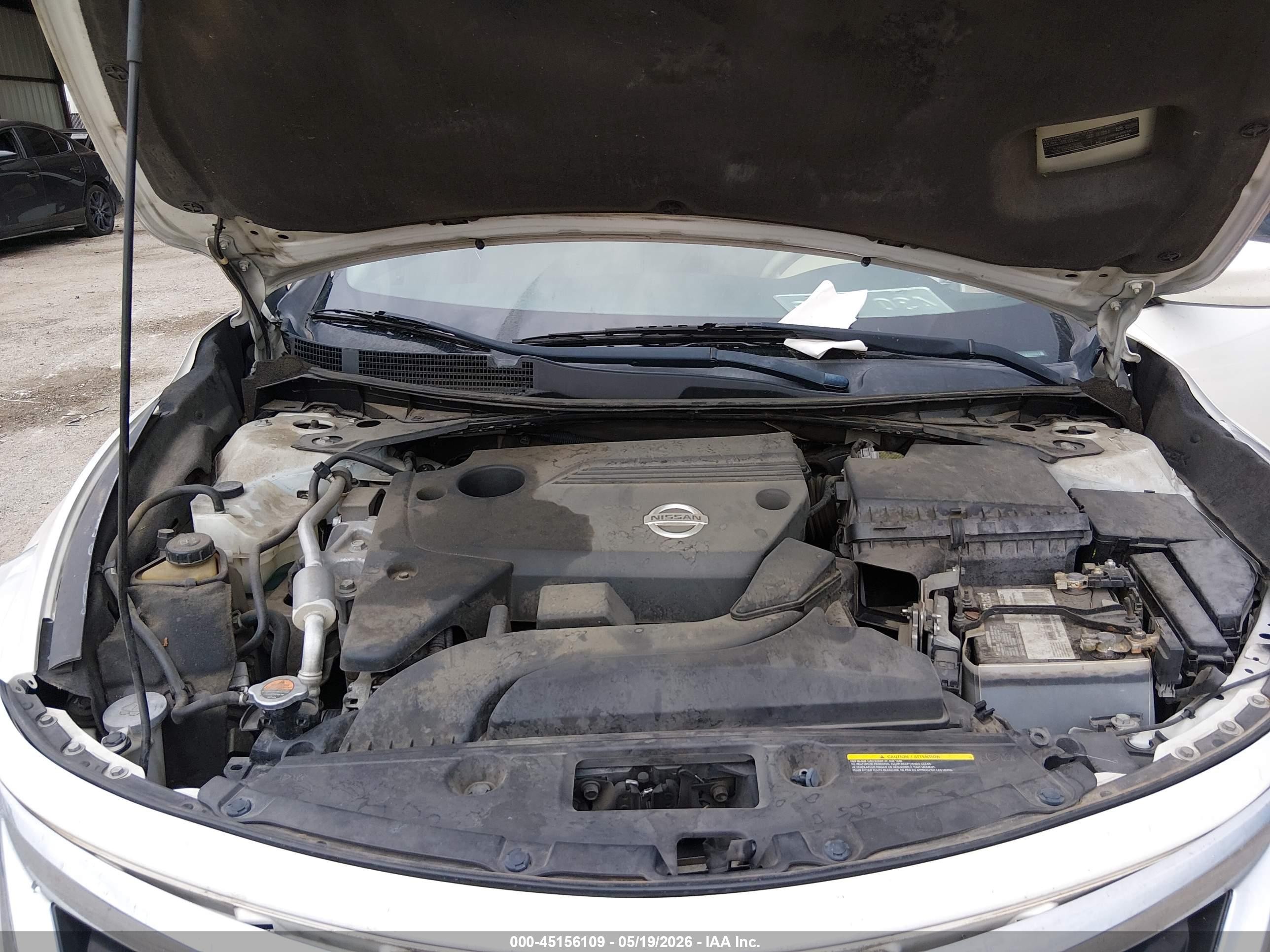 2014 Nissan Altima 2.5 S White vin: 1N4AL3AP7EN388823