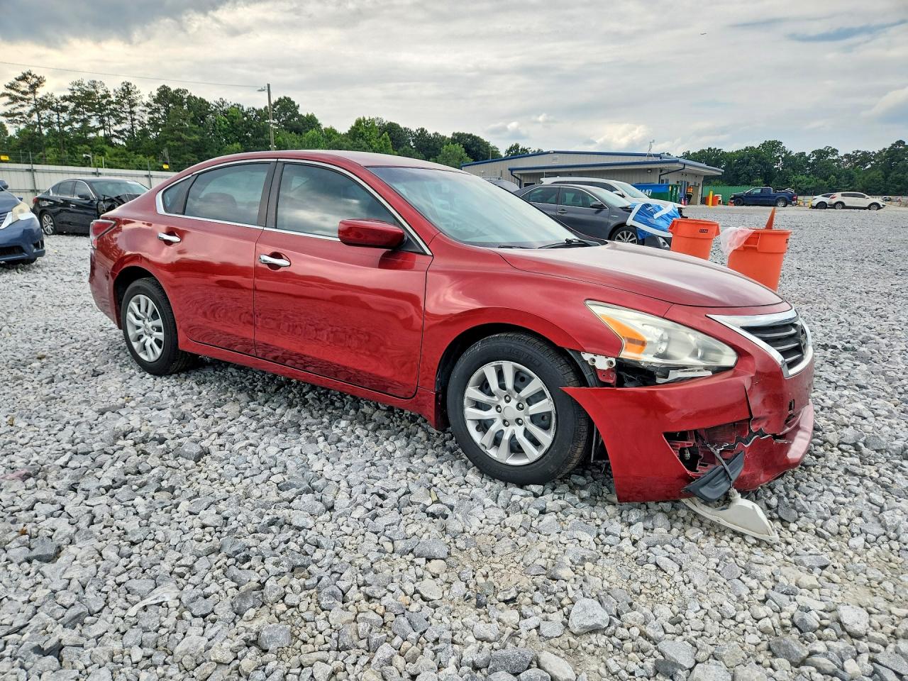 2014 Nissan Altima 2.5 S Red vin: 1N4AL3AP7EN388966