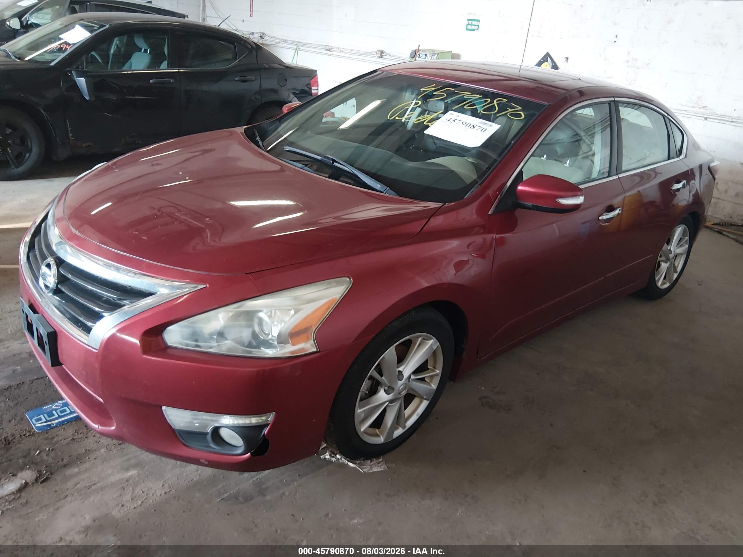 2015 Nissan Altima 2.5 Sv Red vin: 1N4AL3AP7FC123199