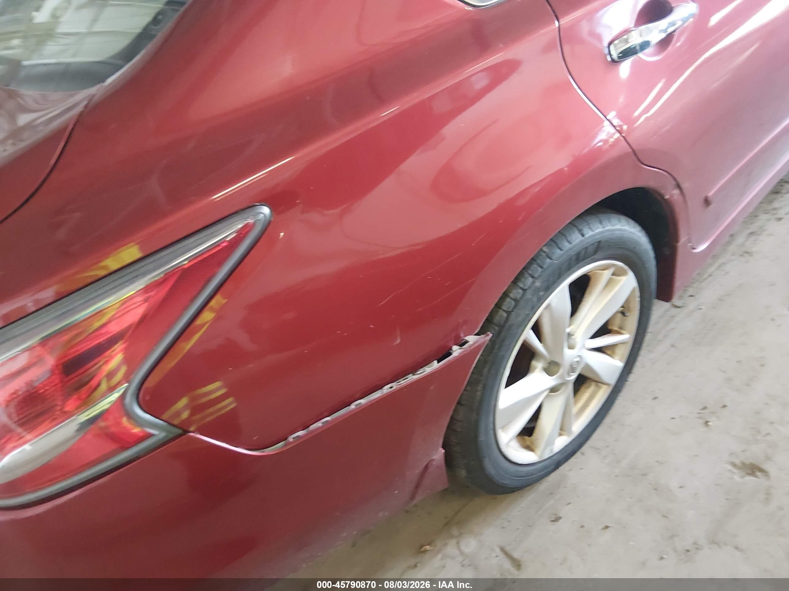 2015 Nissan Altima 2.5 Sv Red vin: 1N4AL3AP7FC123199