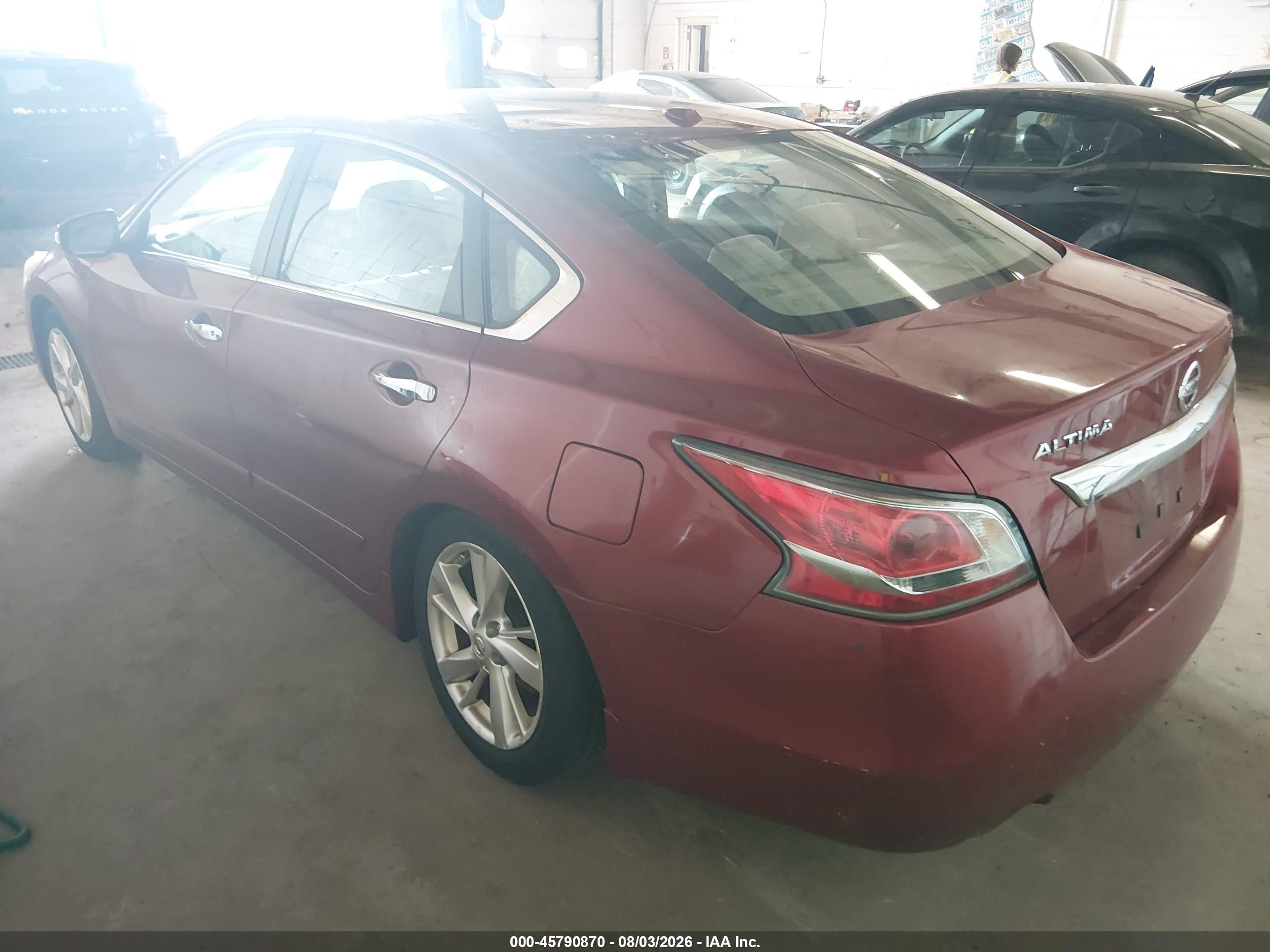 2015 Nissan Altima 2.5 Sv Red vin: 1N4AL3AP7FC123199