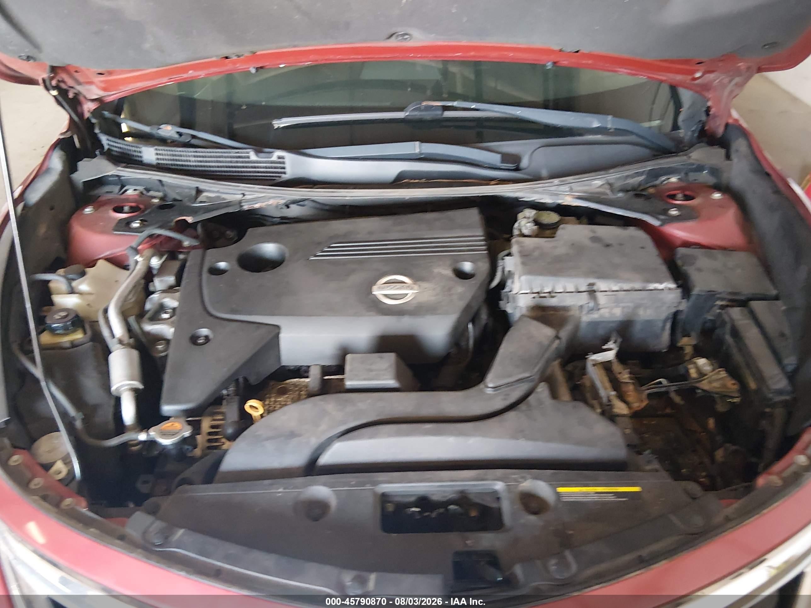 2015 Nissan Altima 2.5 Sv Red vin: 1N4AL3AP7FC123199