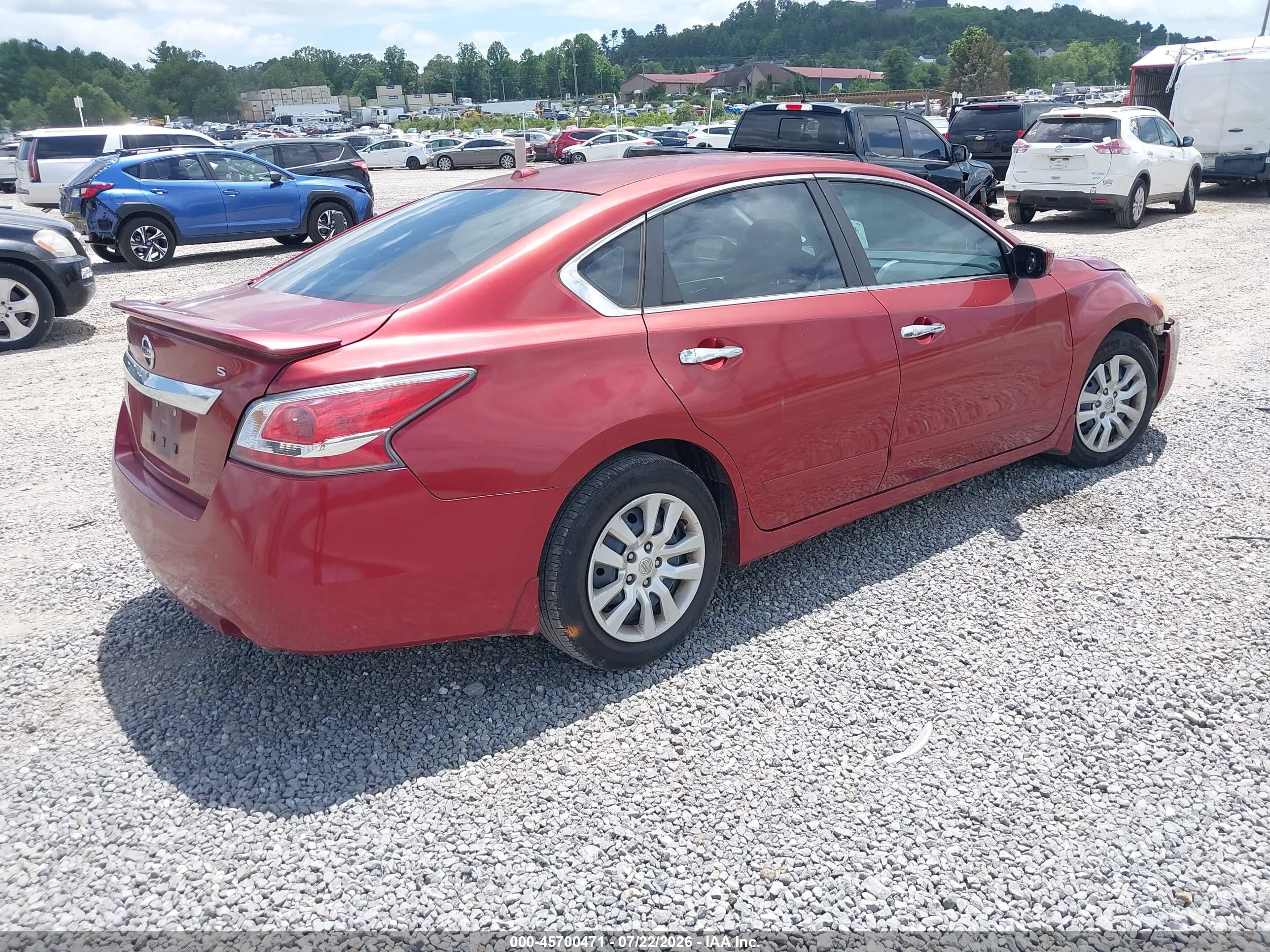 2015 Nissan Altima 2.5 S Red vin: 1N4AL3AP7FC124918
