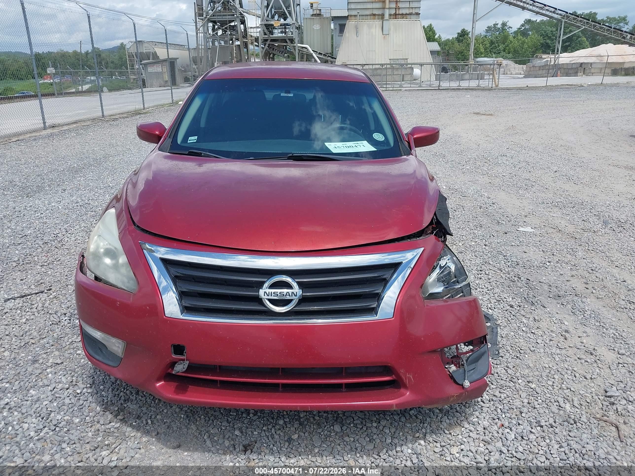 2015 Nissan Altima 2.5 S Red vin: 1N4AL3AP7FC124918