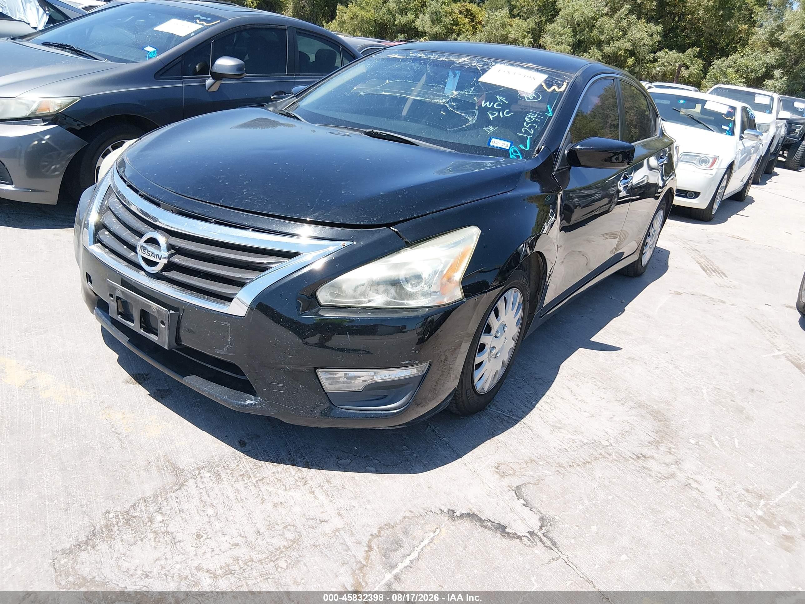 2015 Nissan Altima 2.5 Black vin: 1N4AL3AP7FC125941