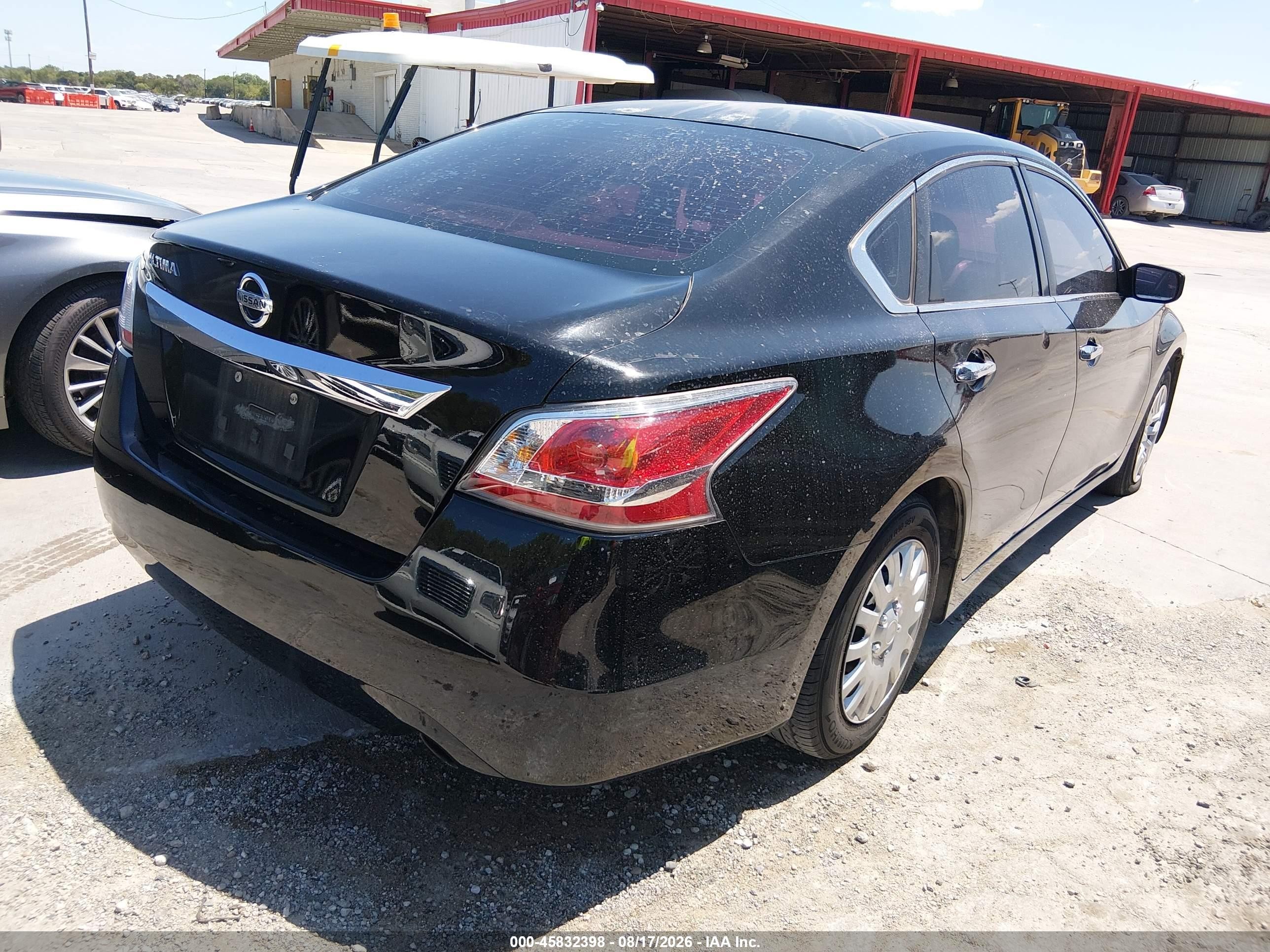 2015 Nissan Altima 2.5 Black vin: 1N4AL3AP7FC125941