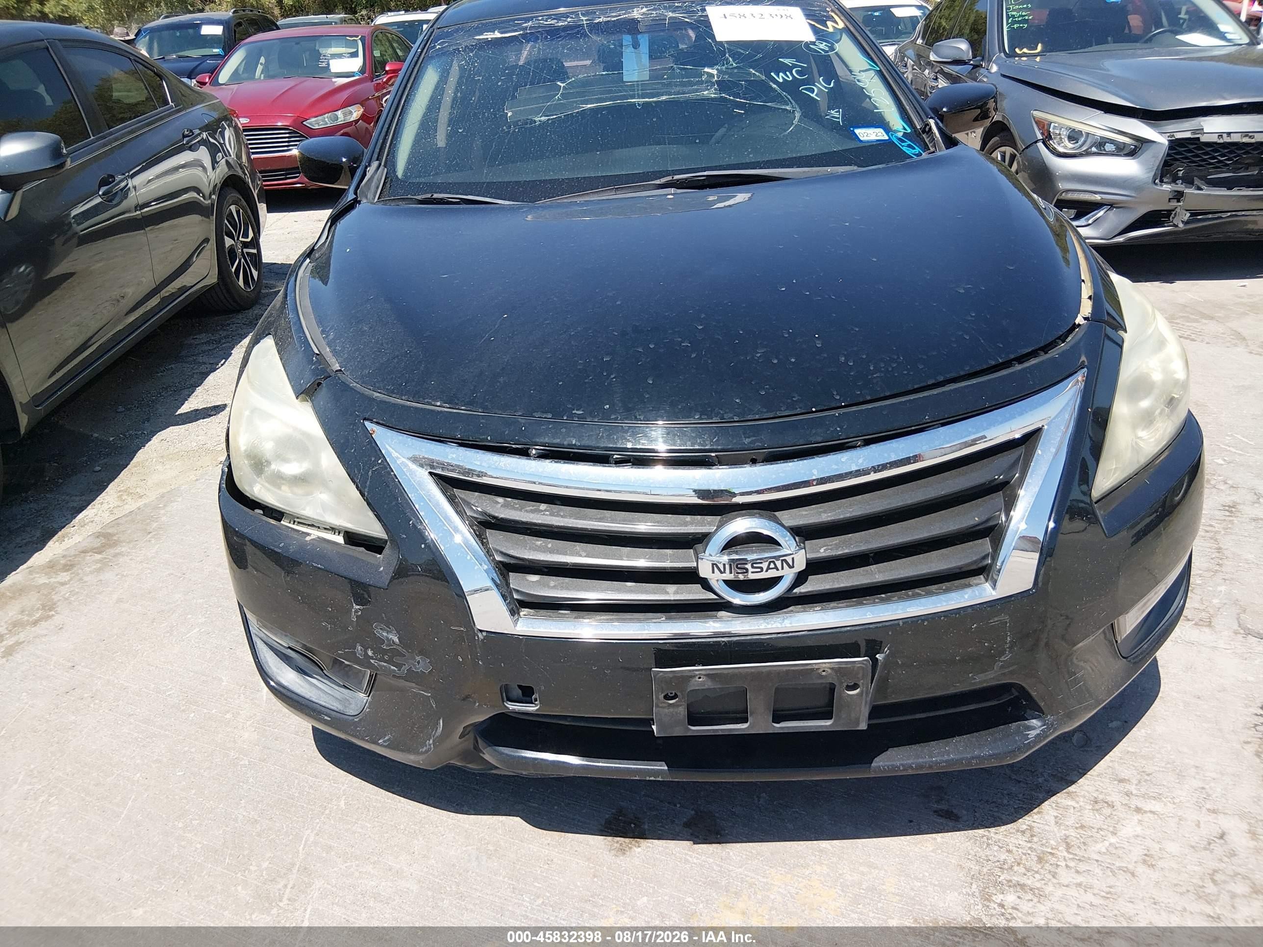 2015 Nissan Altima 2.5 Black vin: 1N4AL3AP7FC125941