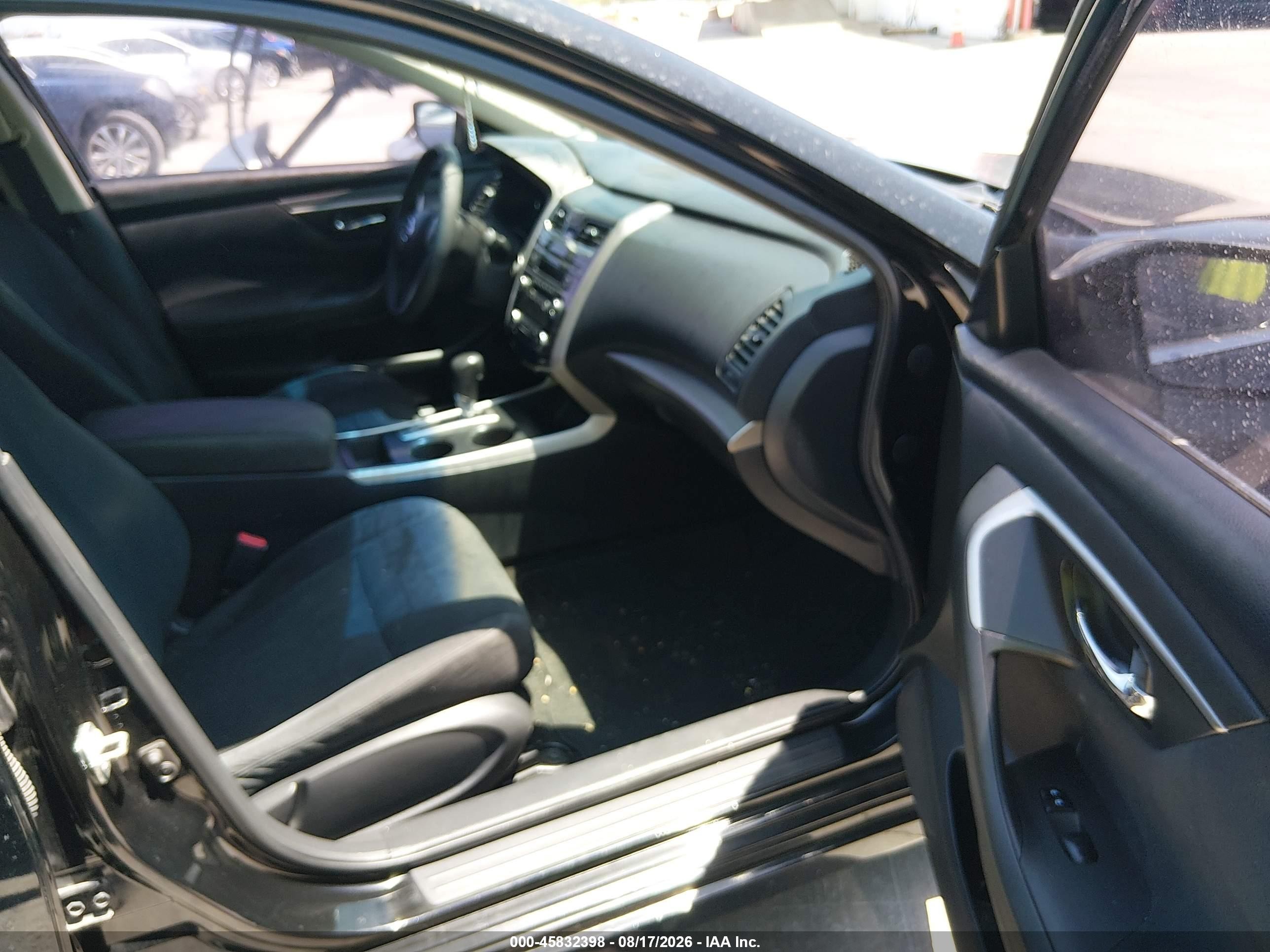 2015 Nissan Altima 2.5 Black vin: 1N4AL3AP7FC125941