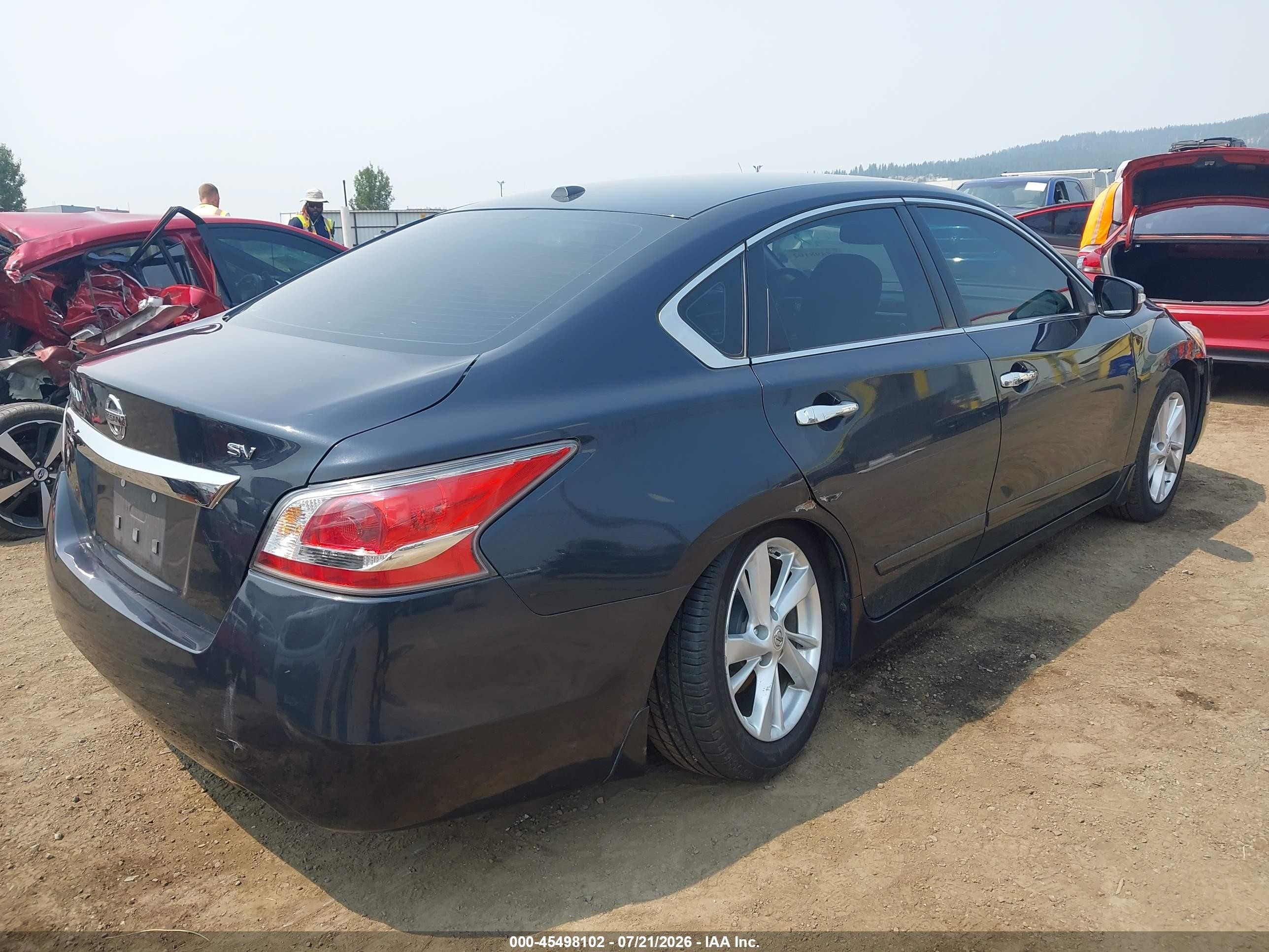 2015 Nissan Altima 2.5 Sv Gray vin: 1N4AL3AP7FC133117