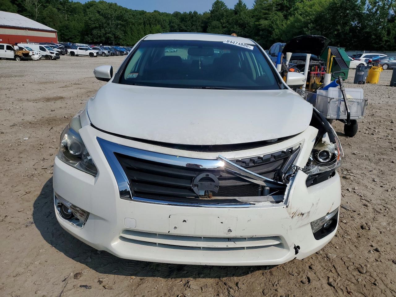2015 Nissan Altima 2.5 Sv White vin: 1N4AL3AP7FC156395