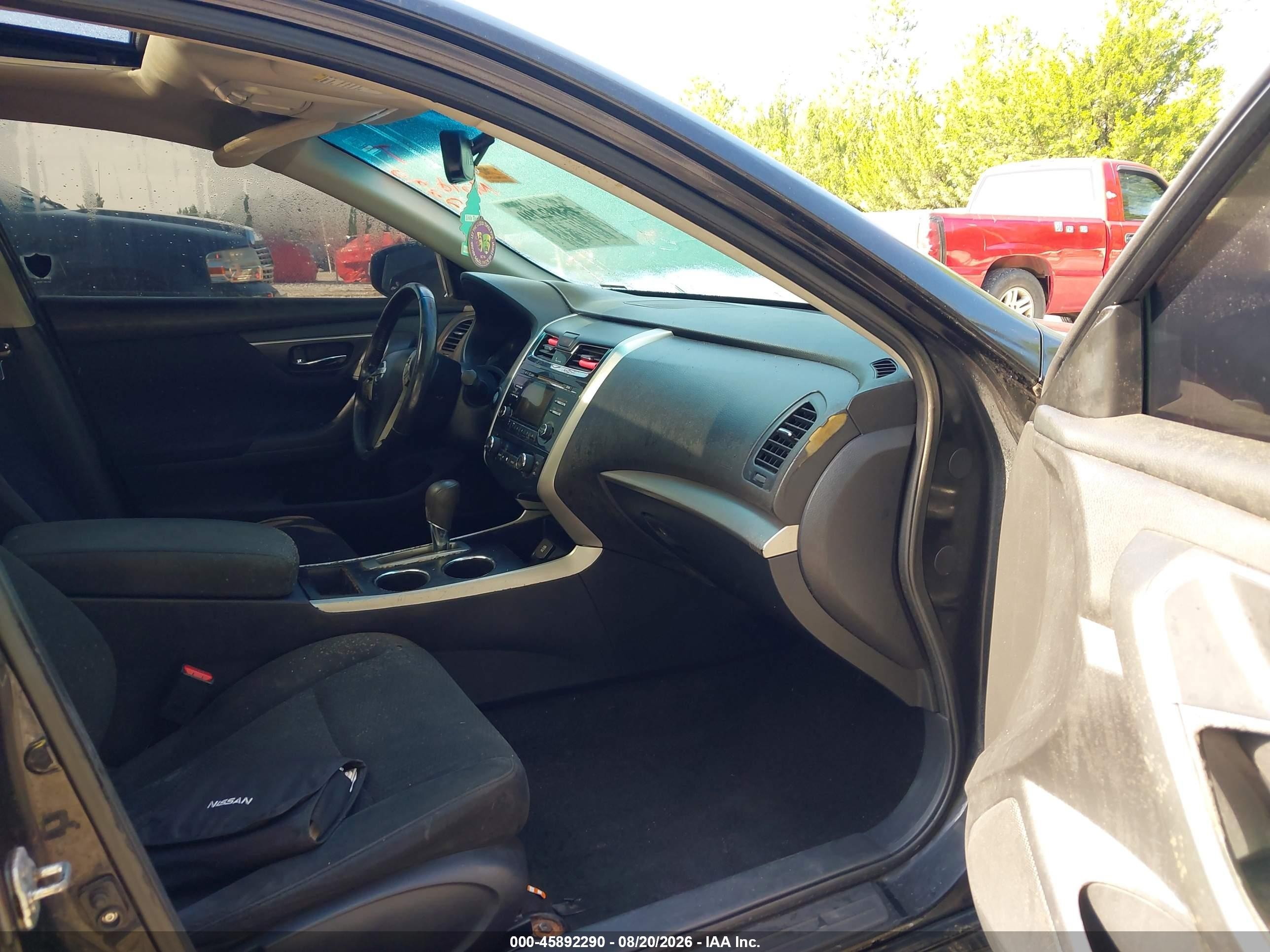 2015 Nissan Altima 2.5 Sv Black vin: 1N4AL3AP7FC163640