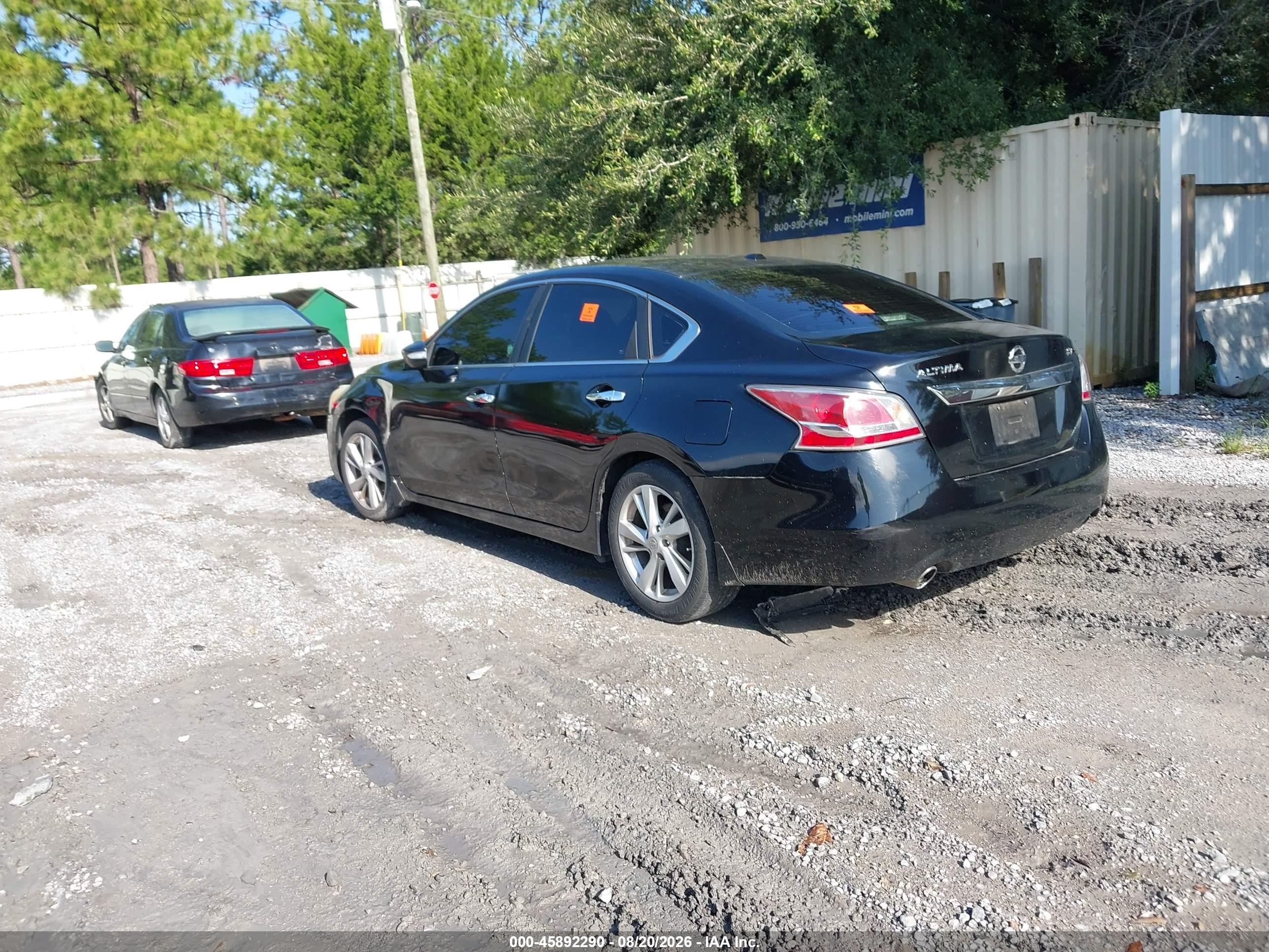 2015 Nissan Altima 2.5 Sv Black vin: 1N4AL3AP7FC163640