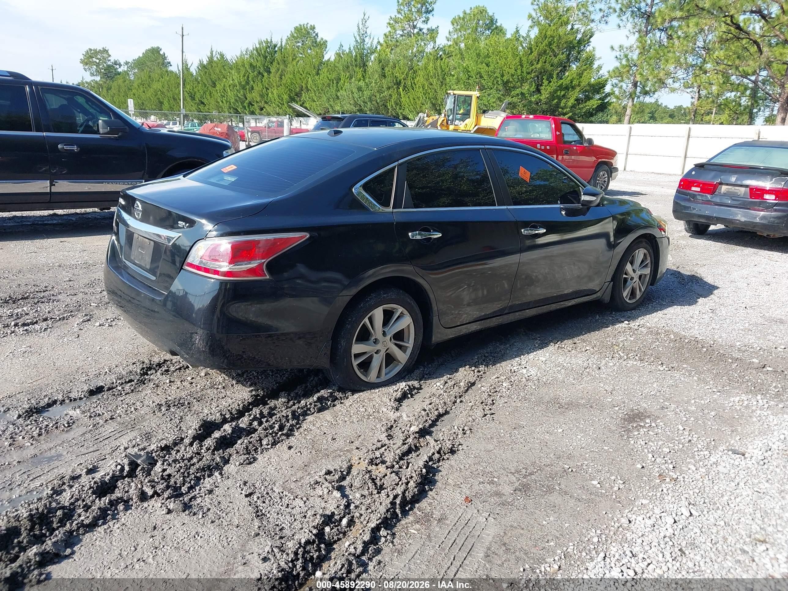 2015 Nissan Altima 2.5 Sv Black vin: 1N4AL3AP7FC163640