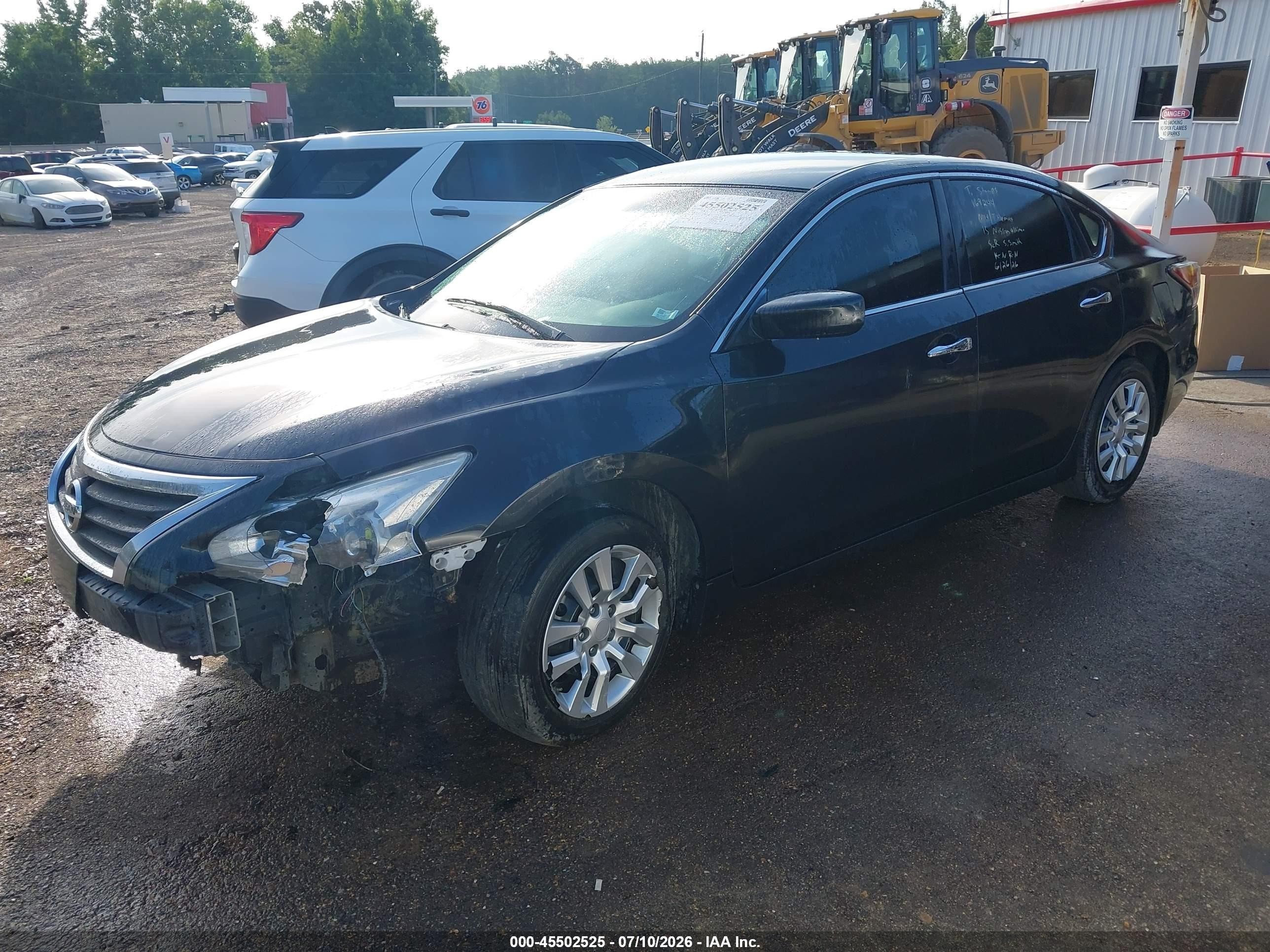 2015 Nissan Altima 2.5 S Black vin: 1N4AL3AP7FC169244