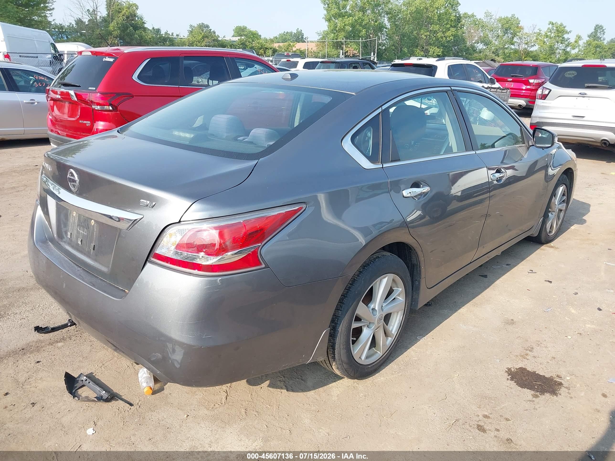 2015 Nissan Altima 2.5 Sv Black vin: 1N4AL3AP7FC171673