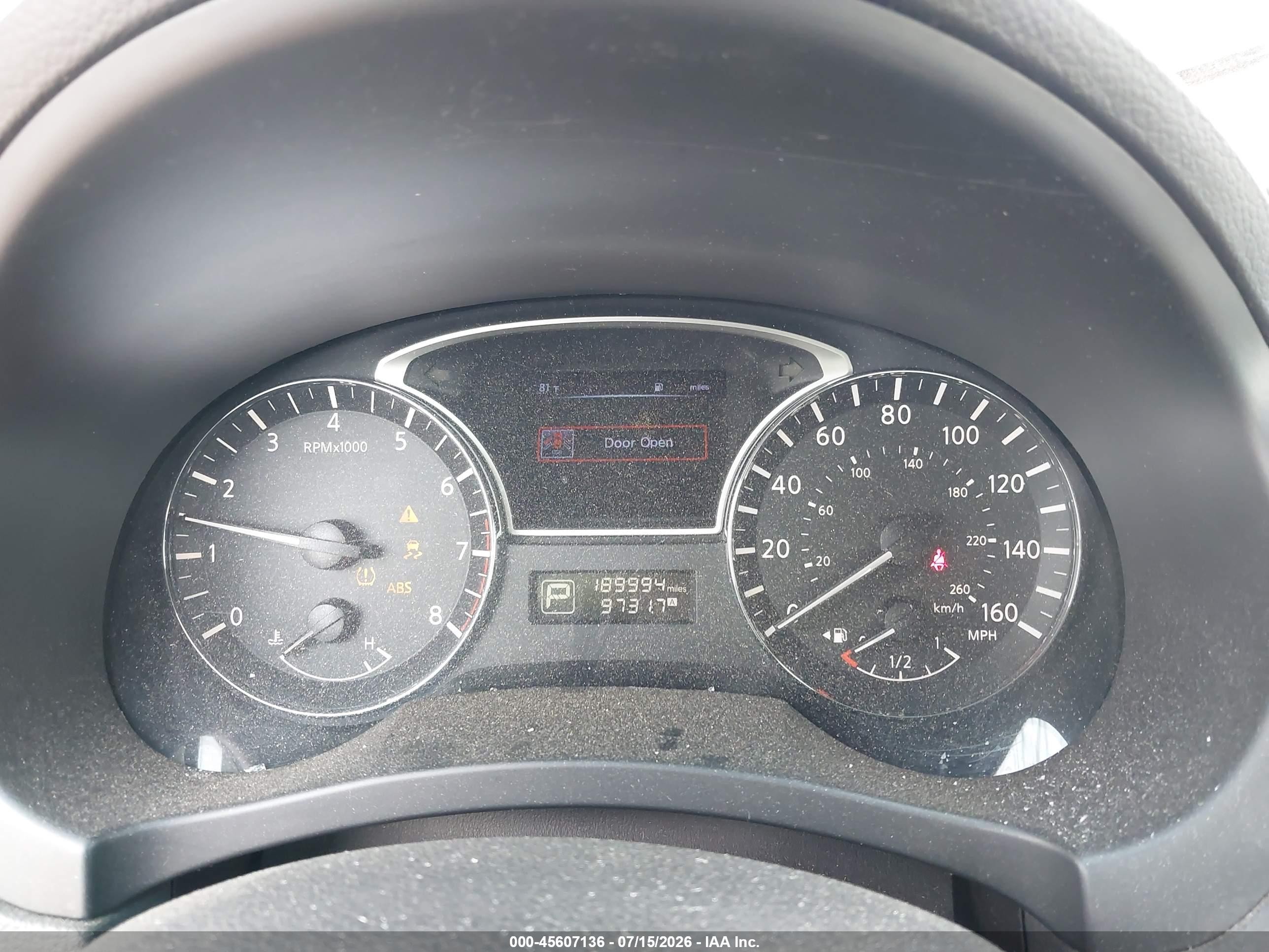 2015 Nissan Altima 2.5 Sv Black vin: 1N4AL3AP7FC171673