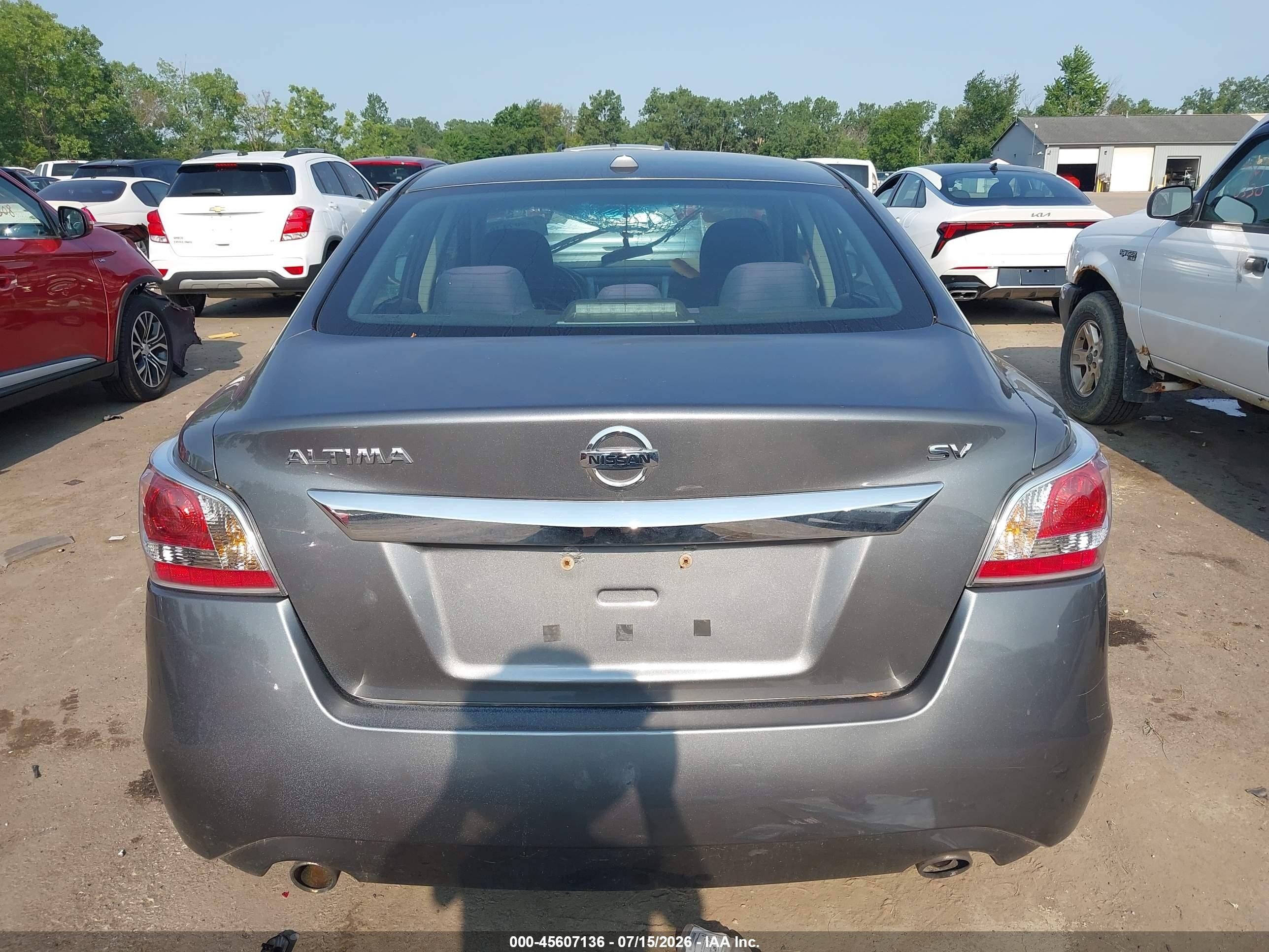 2015 Nissan Altima 2.5 Sv Black vin: 1N4AL3AP7FC171673