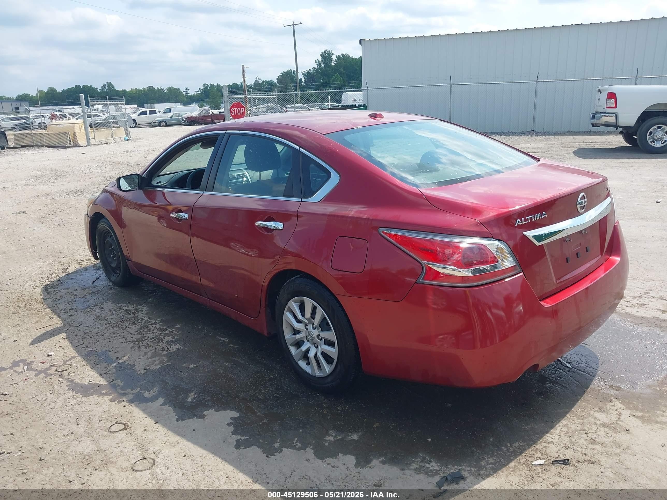 2015 Nissan Altima 2.5 S Burgundy vin: 1N4AL3AP7FC173696