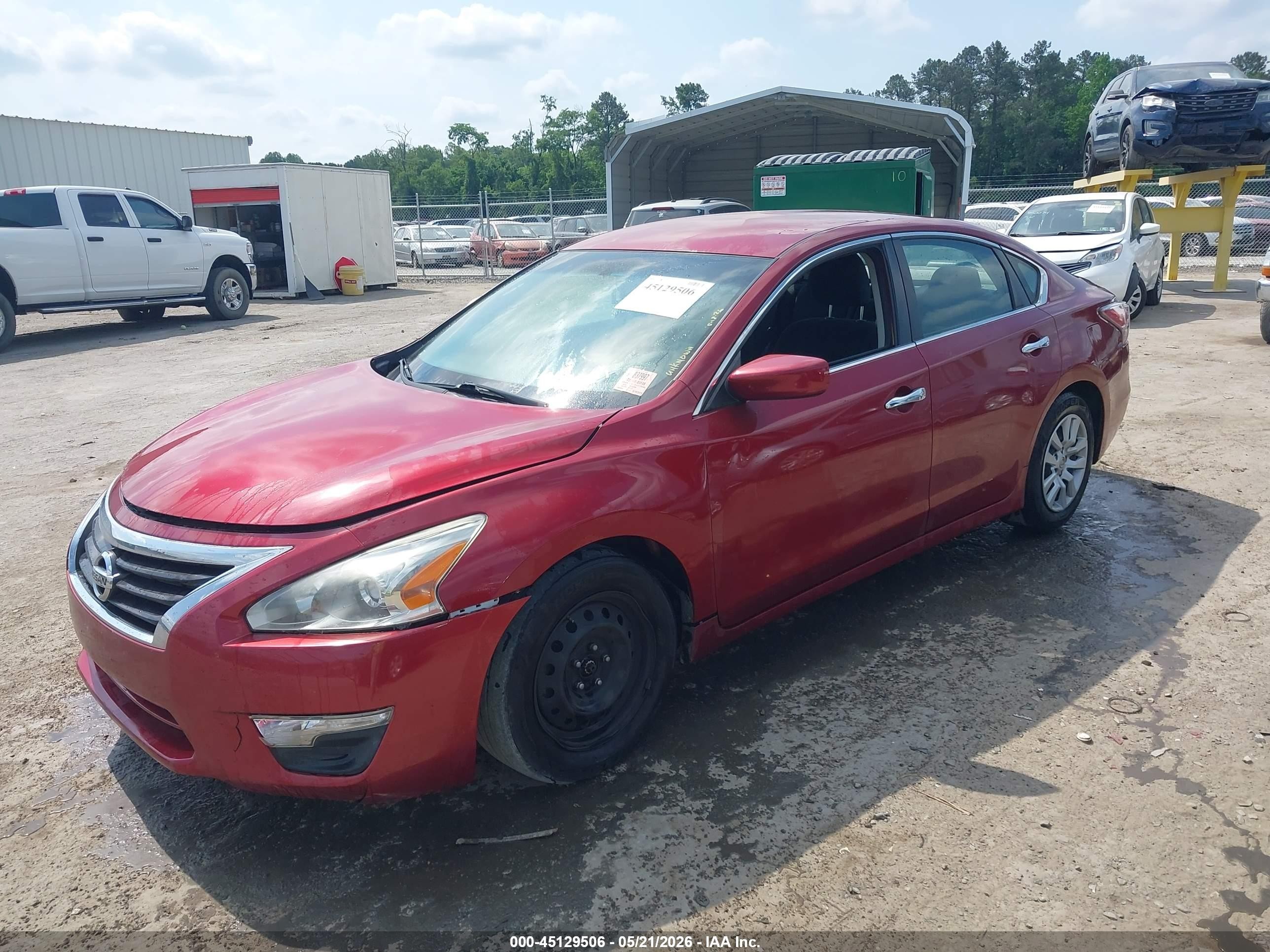 2015 Nissan Altima 2.5 S Burgundy vin: 1N4AL3AP7FC173696