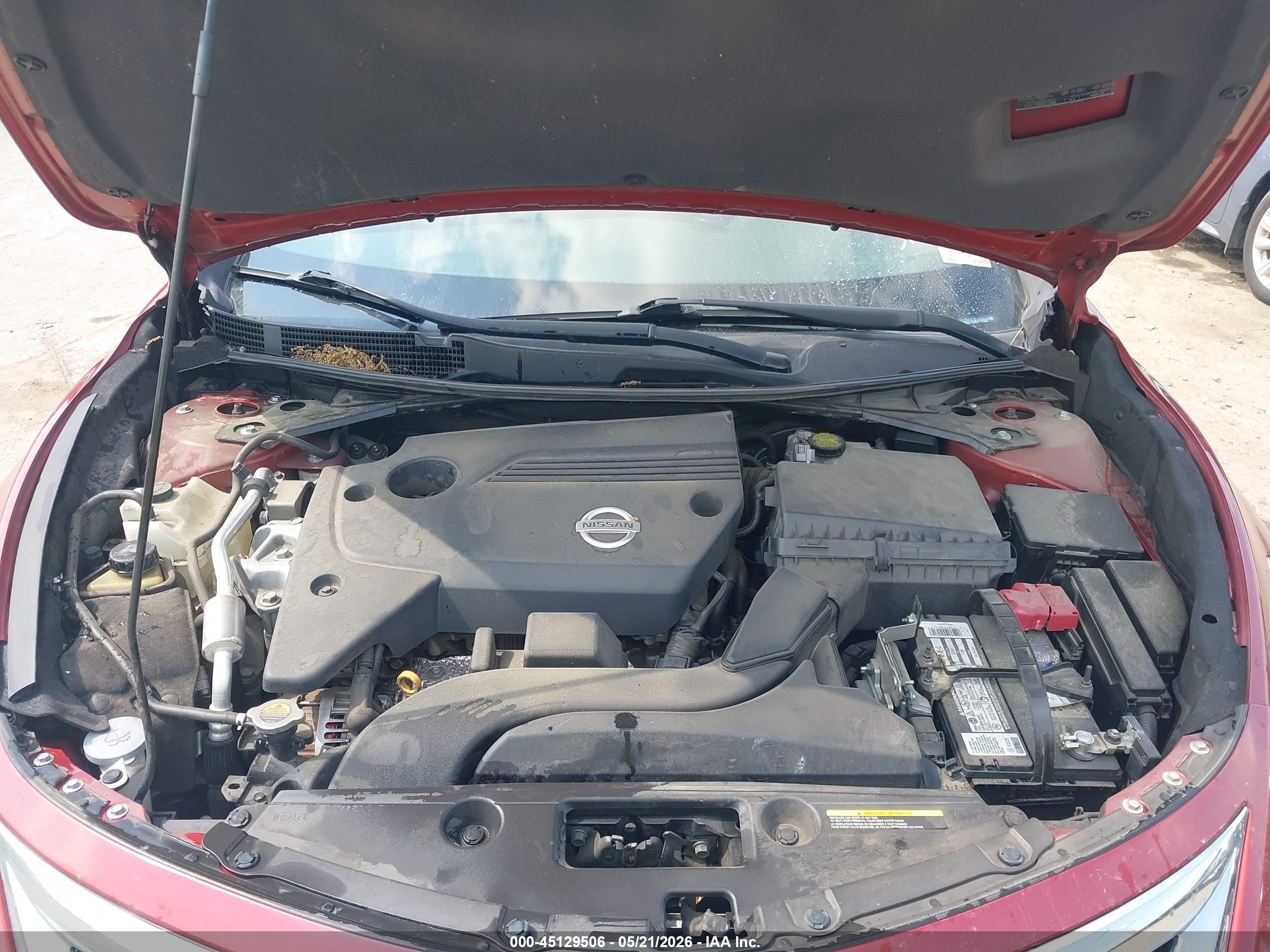 2015 Nissan Altima 2.5 S Burgundy vin: 1N4AL3AP7FC173696