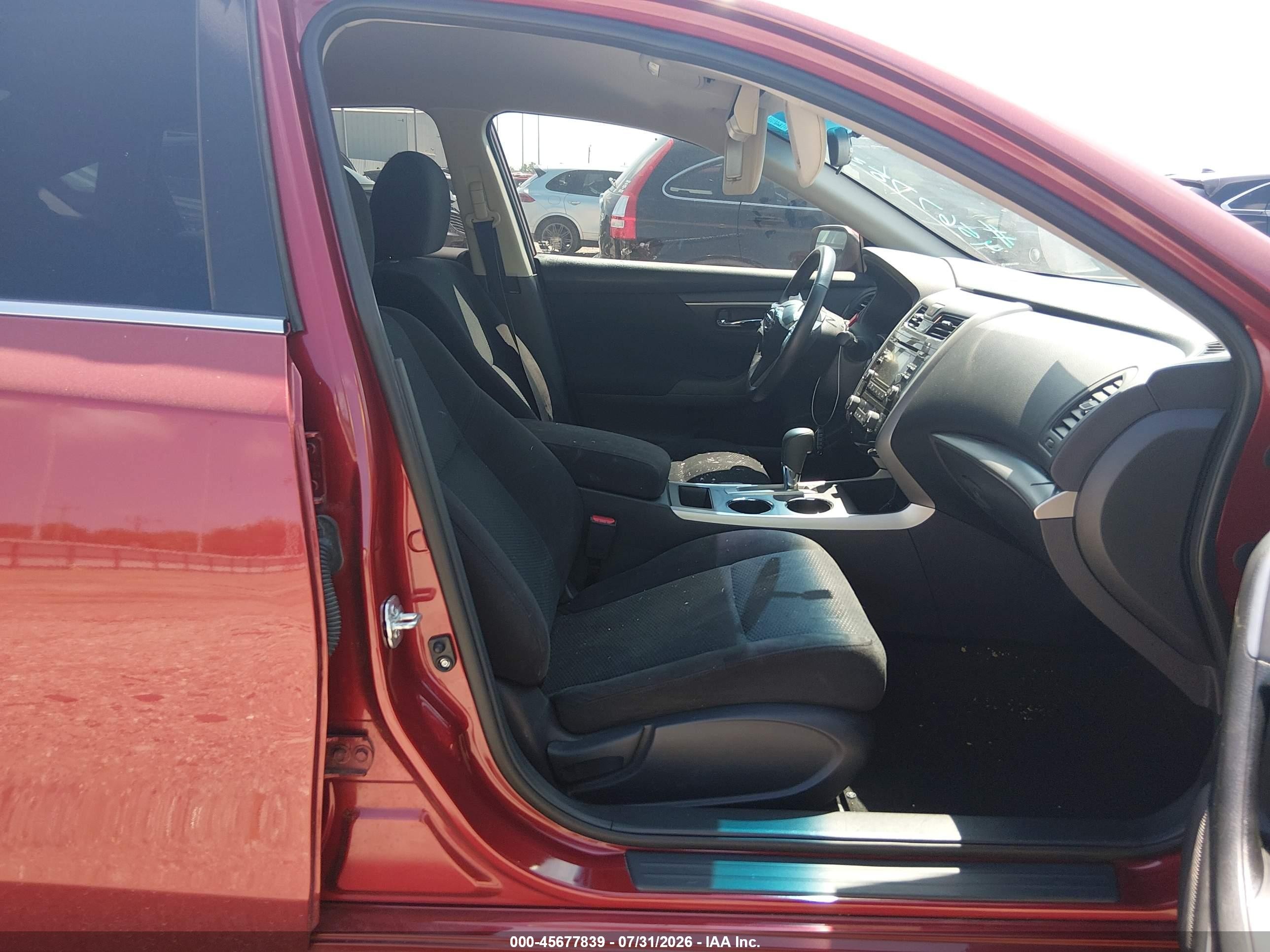 2015 Nissan Altima 2.5 Sv Red vin: 1N4AL3AP7FC193897