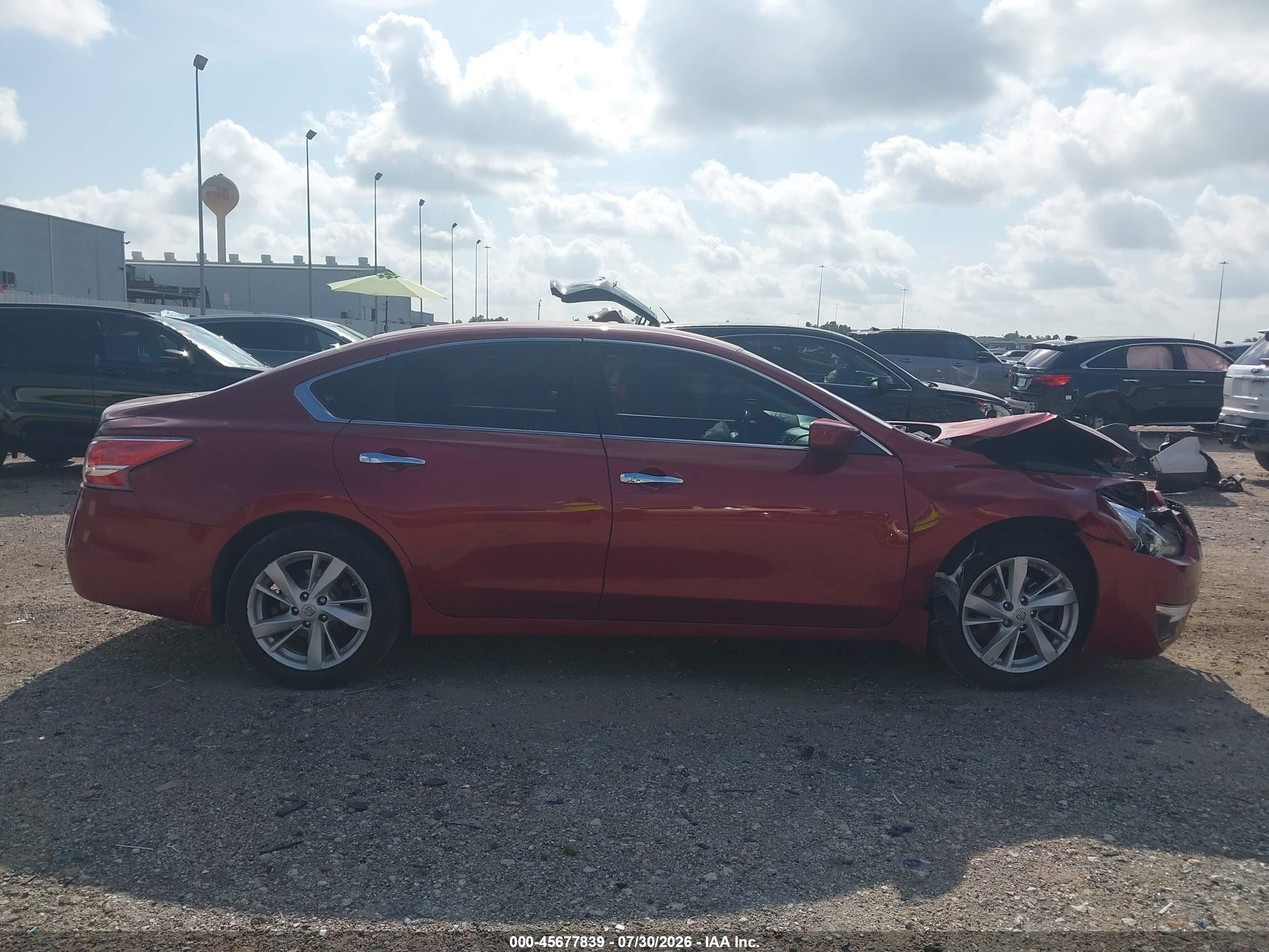 2015 Nissan Altima 2.5 Sv Red vin: 1N4AL3AP7FC193897