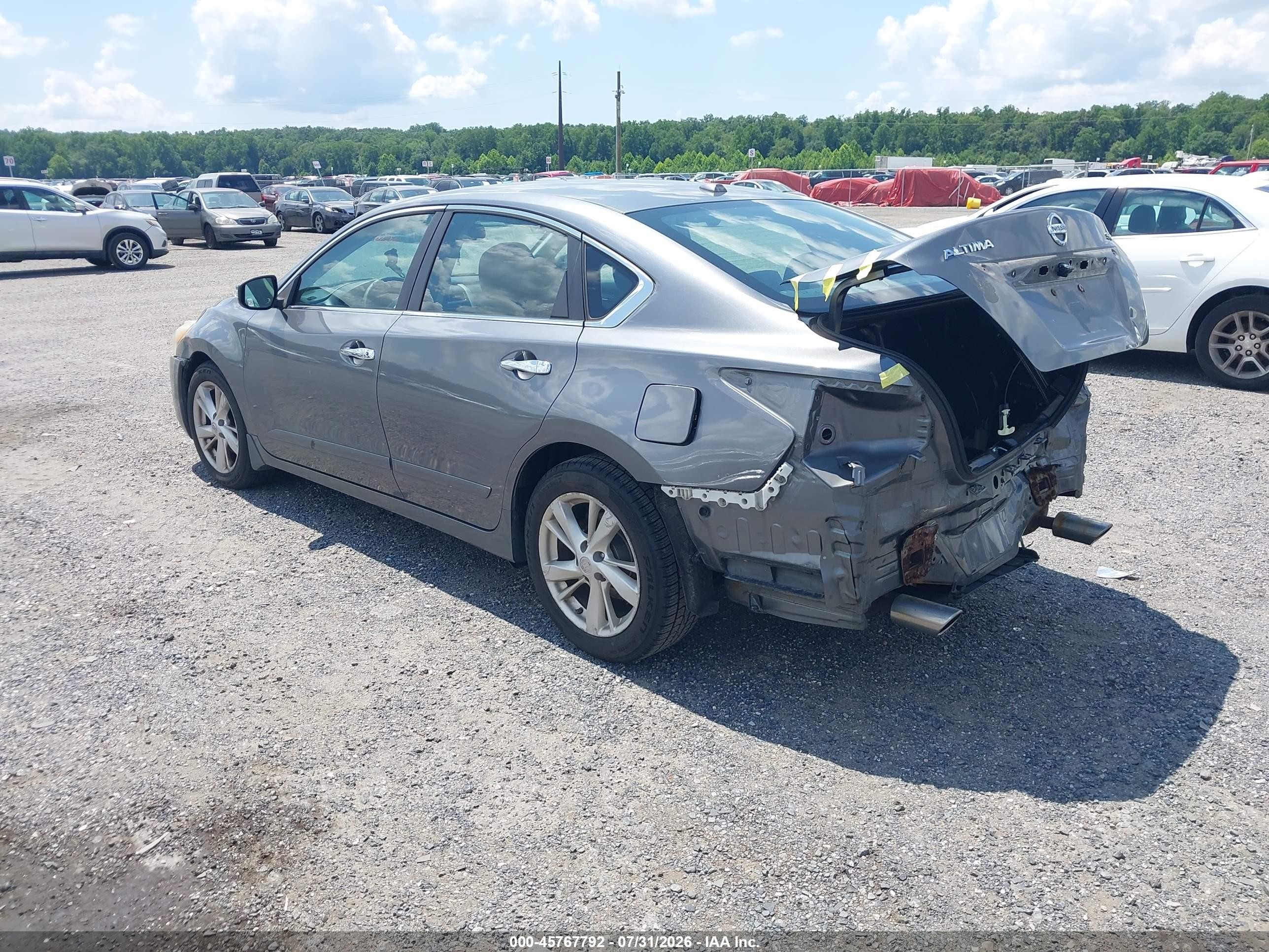 2015 Nissan Altima 2.5 Sv Gray vin: 1N4AL3AP7FC217972