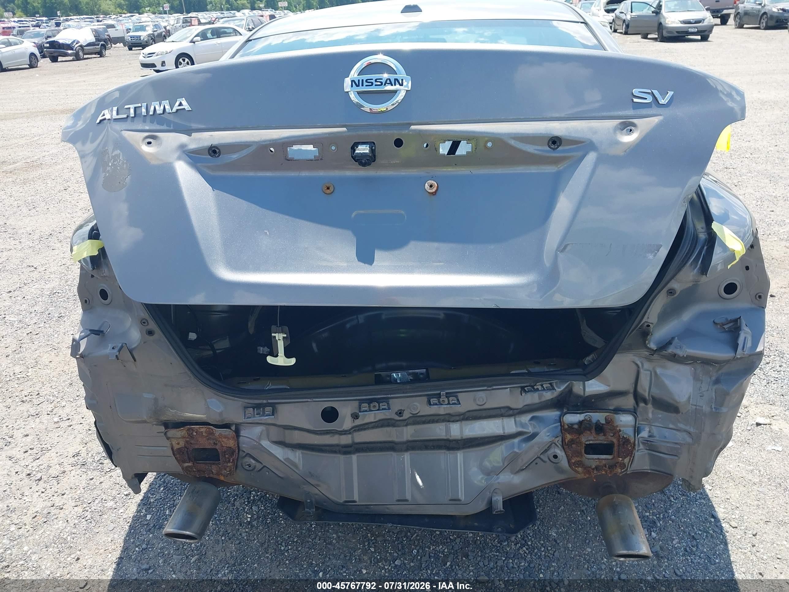 2015 Nissan Altima 2.5 Sv Gray vin: 1N4AL3AP7FC217972