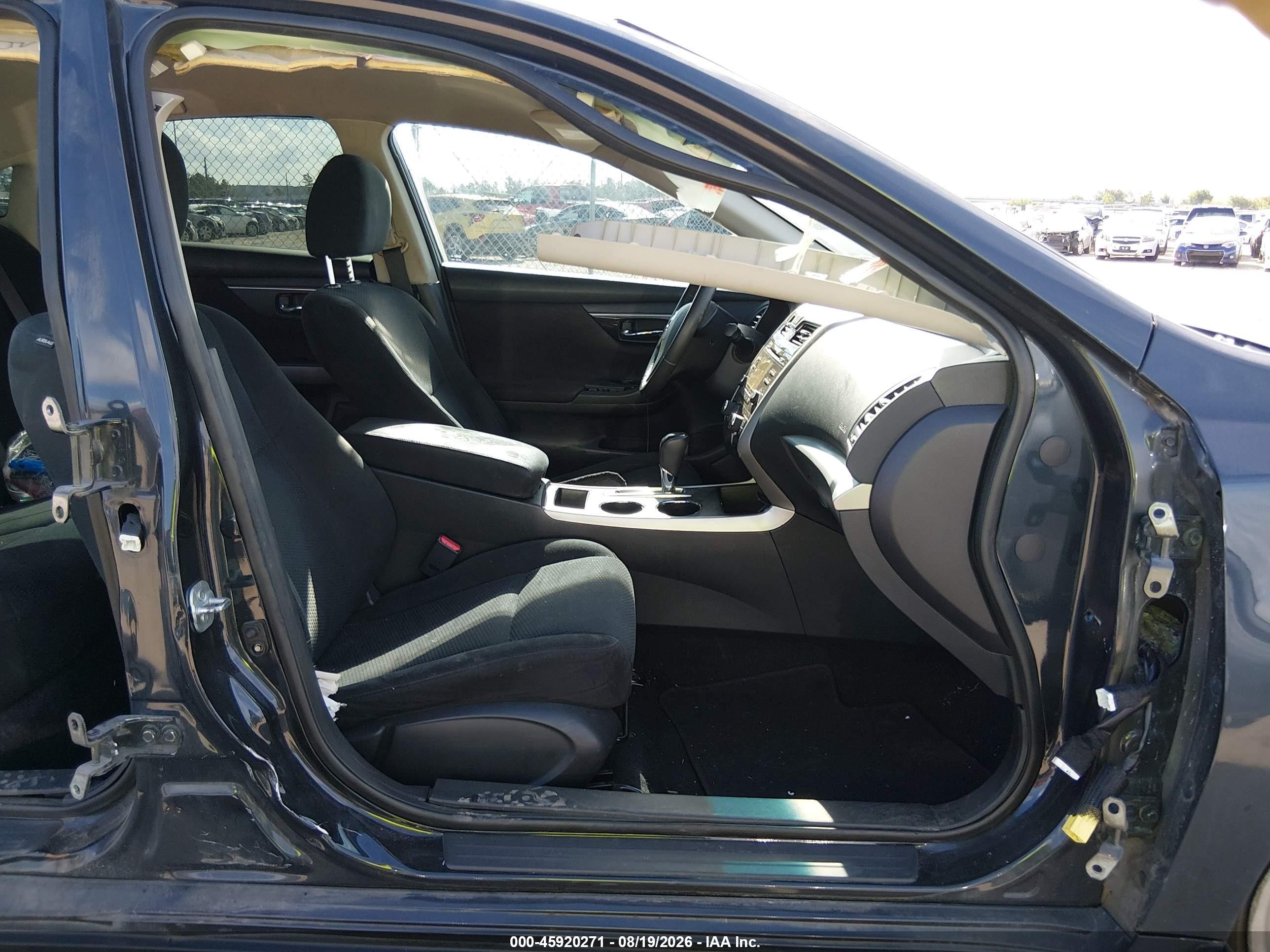 2015 Nissan Altima 2.5 Sv Black vin: 1N4AL3AP7FC243200