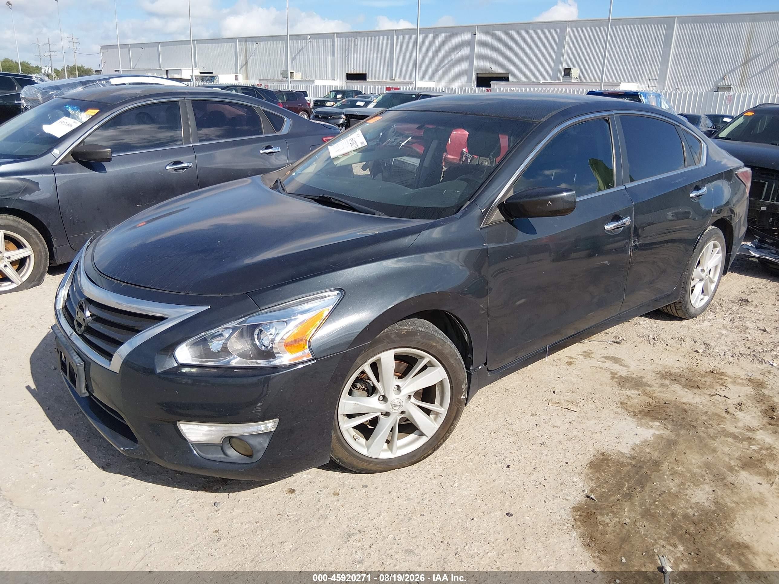 2015 Nissan Altima 2.5 Sv Black vin: 1N4AL3AP7FC243200