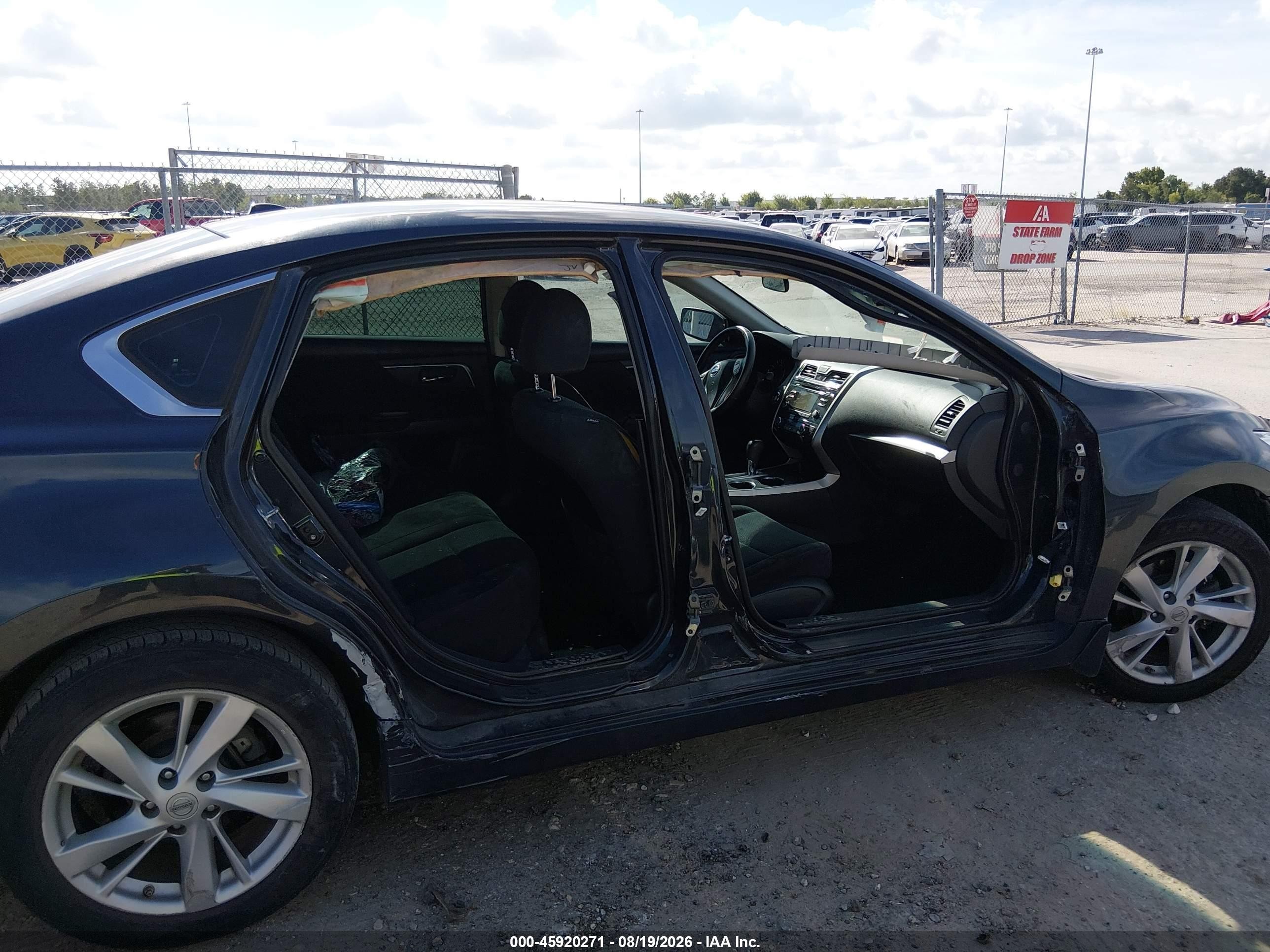 2015 Nissan Altima 2.5 Sv Black vin: 1N4AL3AP7FC243200