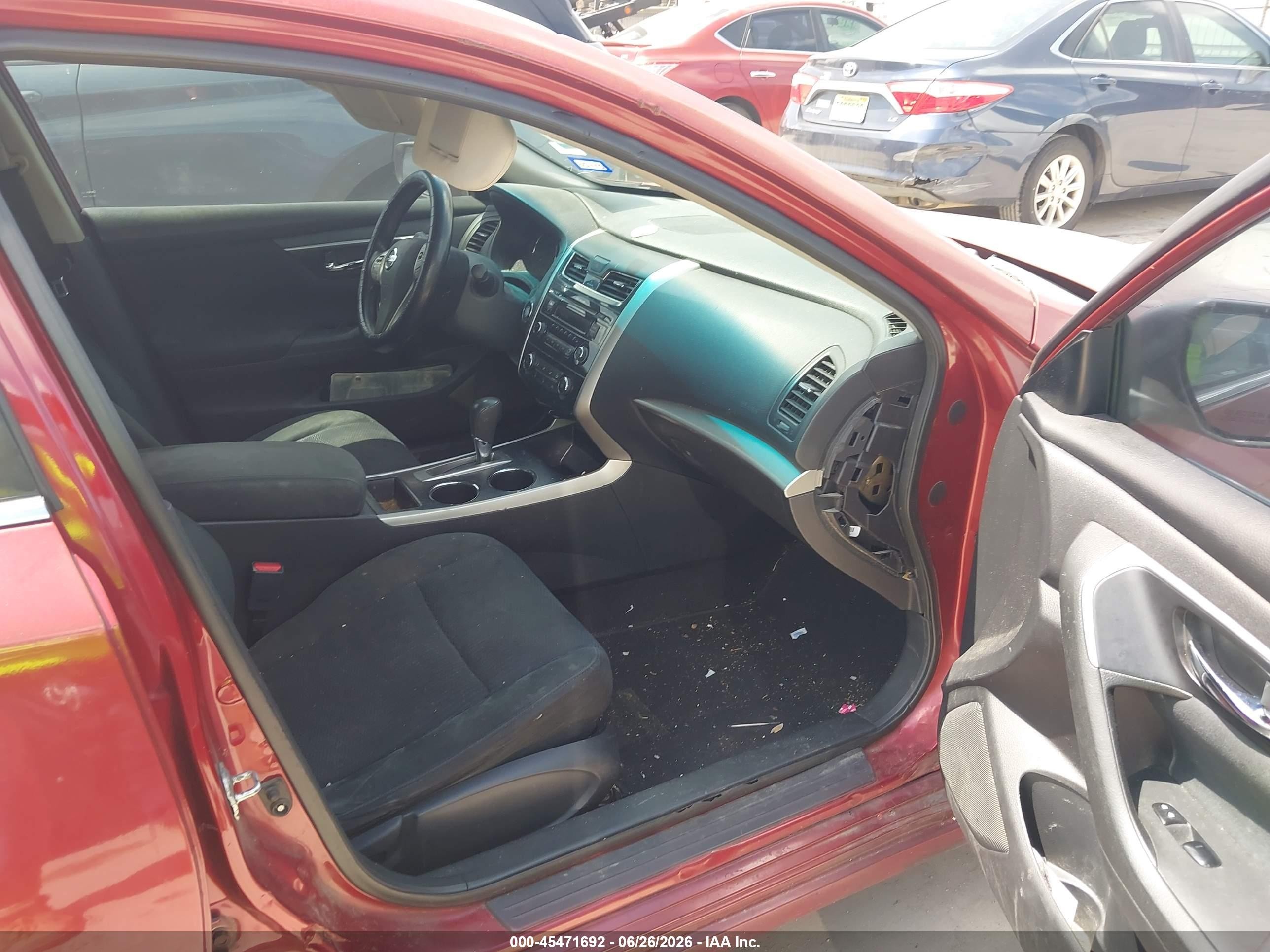 2015 Nissan Altima 2.5/2.5 S/2.5 Sl/2.5 Sv Maroon vin: 1N4AL3AP7FC243262