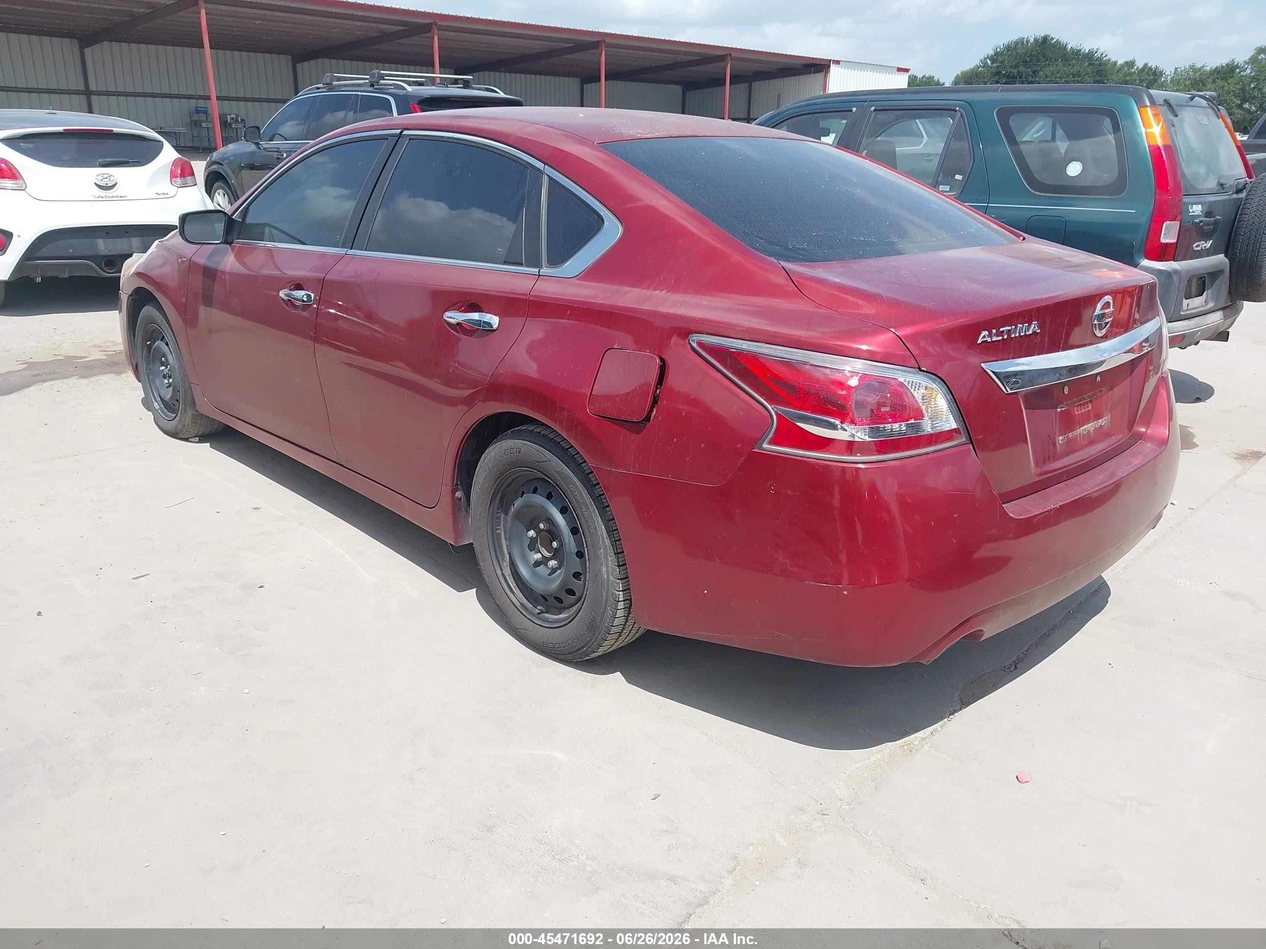 2015 Nissan Altima 2.5/2.5 S/2.5 Sl/2.5 Sv Maroon vin: 1N4AL3AP7FC243262