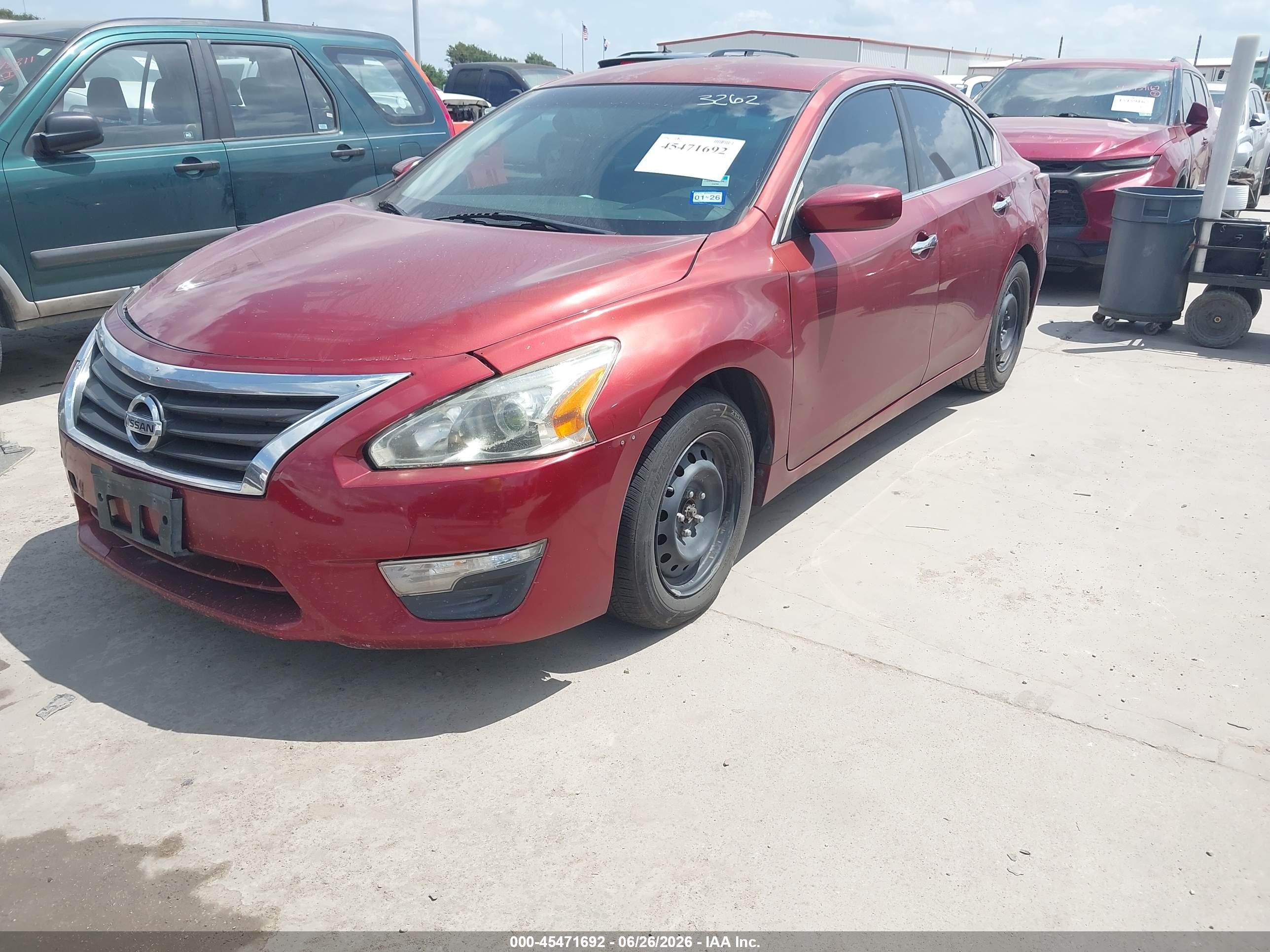 2015 Nissan Altima 2.5/2.5 S/2.5 Sl/2.5 Sv Maroon vin: 1N4AL3AP7FC243262