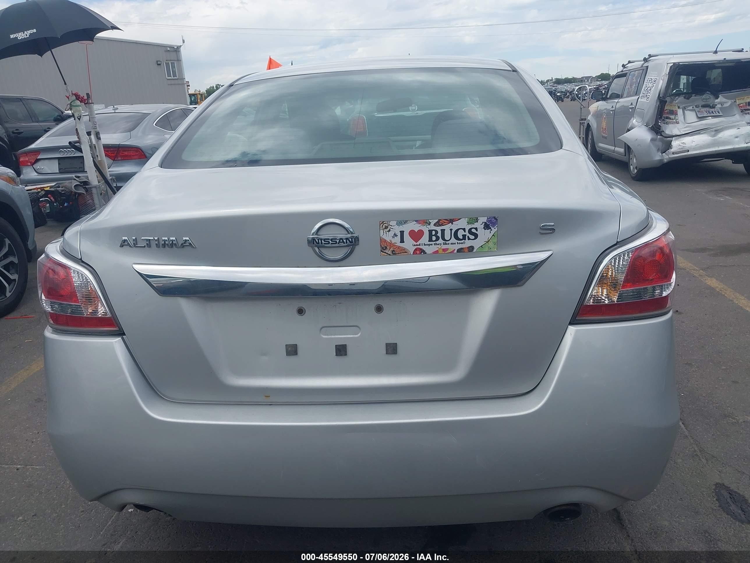 2015 Nissan Altima 2.5/2.5 S/2.5 Sl/2.5 Sv Серебряный vin: 1N4AL3AP7FC244623