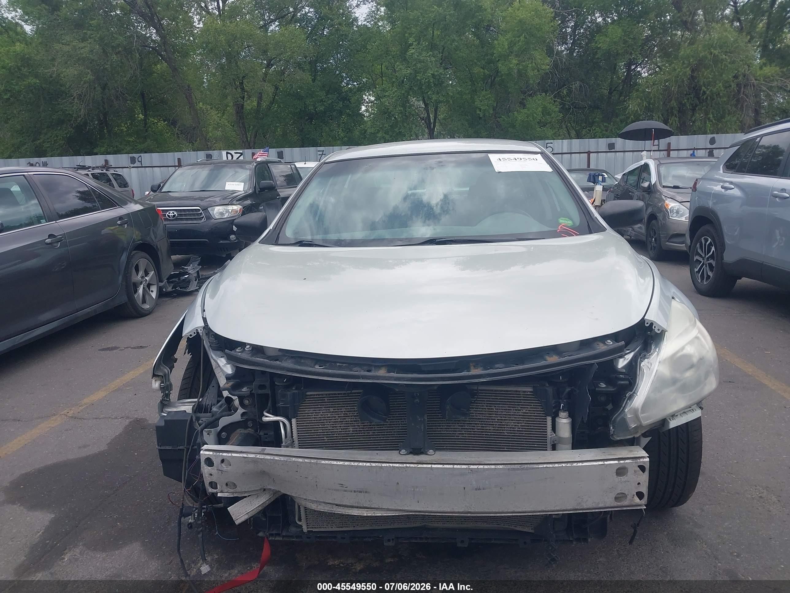 2015 Nissan Altima 2.5/2.5 S/2.5 Sl/2.5 Sv Серебряный vin: 1N4AL3AP7FC244623