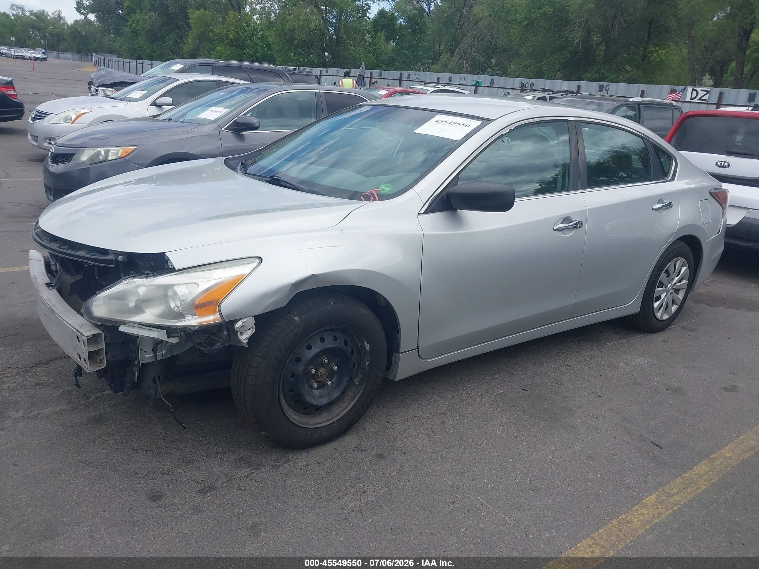 2015 Nissan Altima 2.5/2.5 S/2.5 Sl/2.5 Sv Серебряный vin: 1N4AL3AP7FC244623