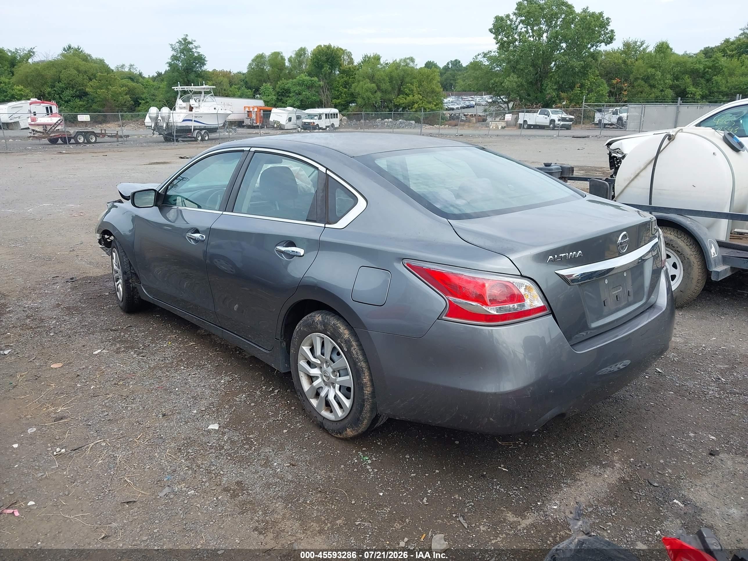2015 Nissan Altima 2.5/2.5 S/2.5 Sl/2.5 Sv Gray vin: 1N4AL3AP7FC255816
