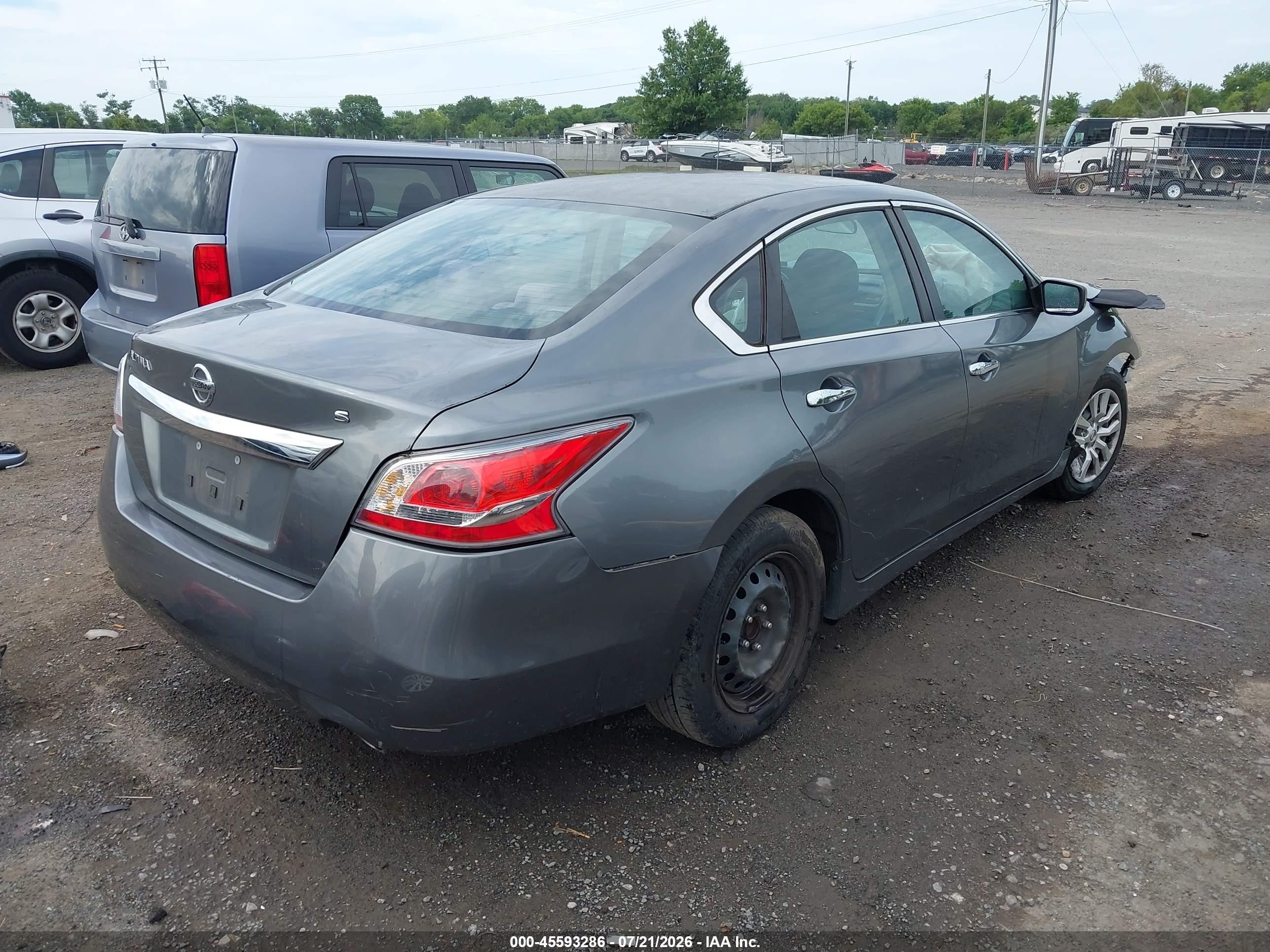 2015 Nissan Altima 2.5/2.5 S/2.5 Sl/2.5 Sv Gray vin: 1N4AL3AP7FC255816