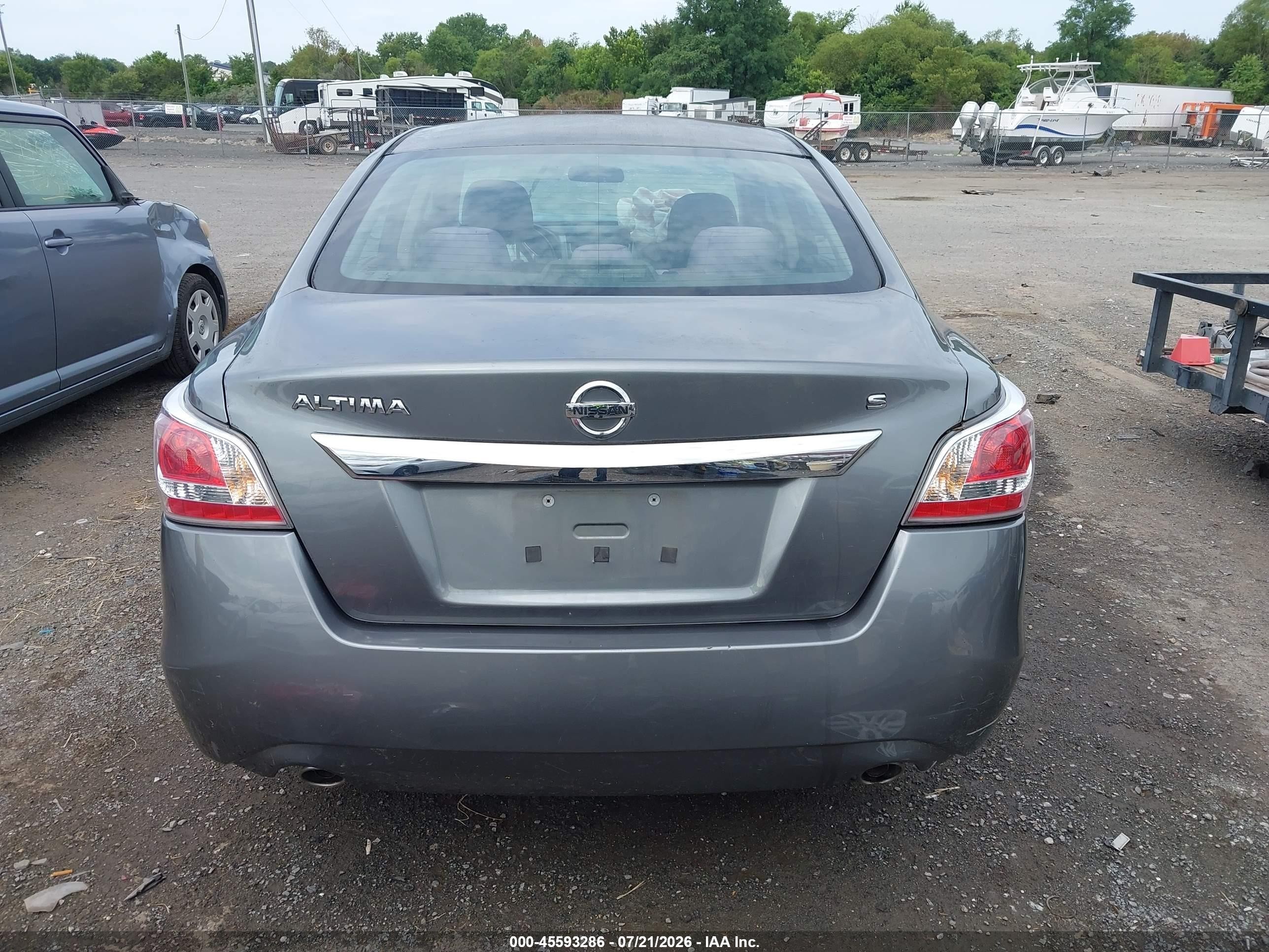2015 Nissan Altima 2.5/2.5 S/2.5 Sl/2.5 Sv Gray vin: 1N4AL3AP7FC255816