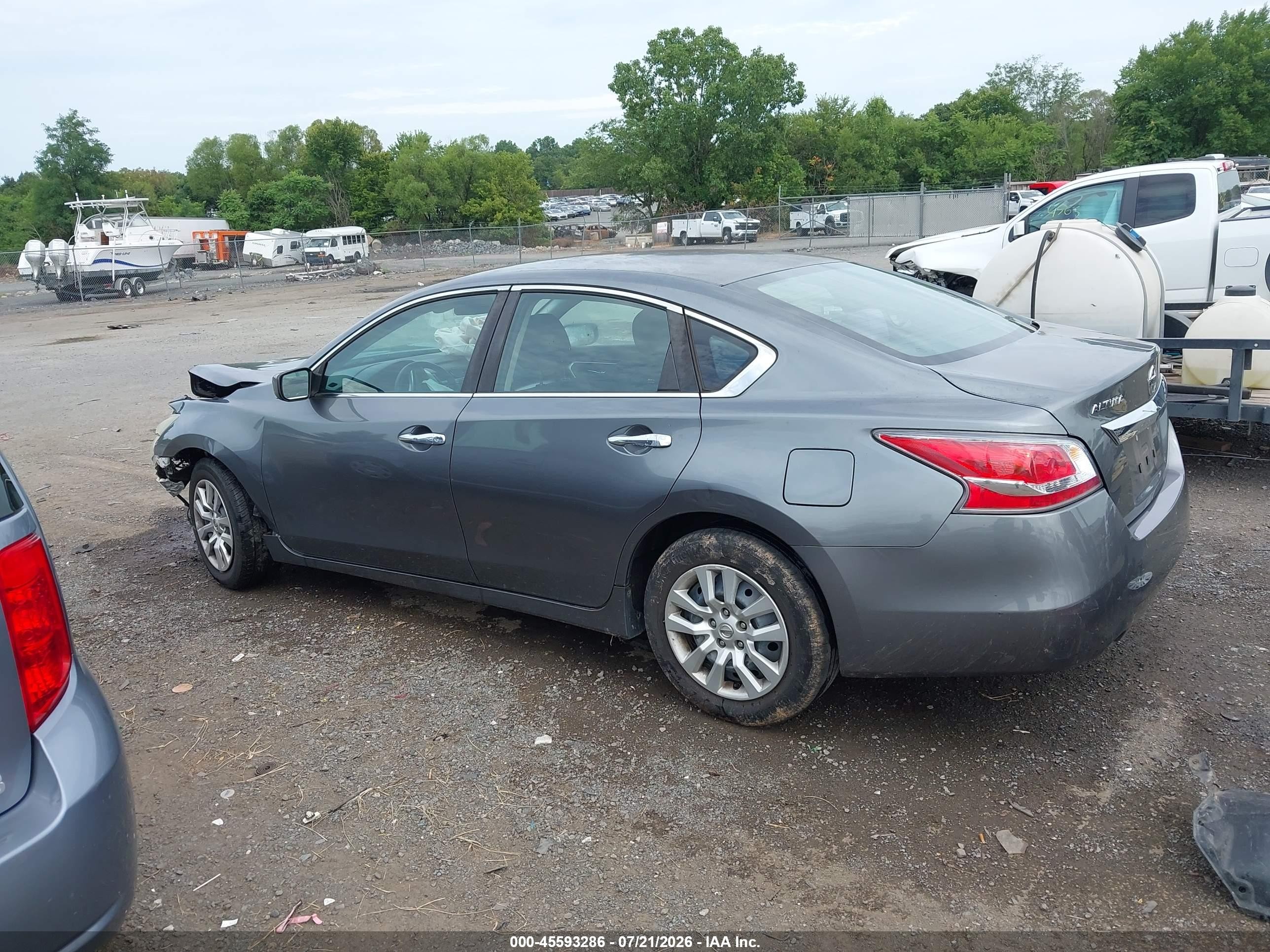 2015 Nissan Altima 2.5/2.5 S/2.5 Sl/2.5 Sv Gray vin: 1N4AL3AP7FC255816