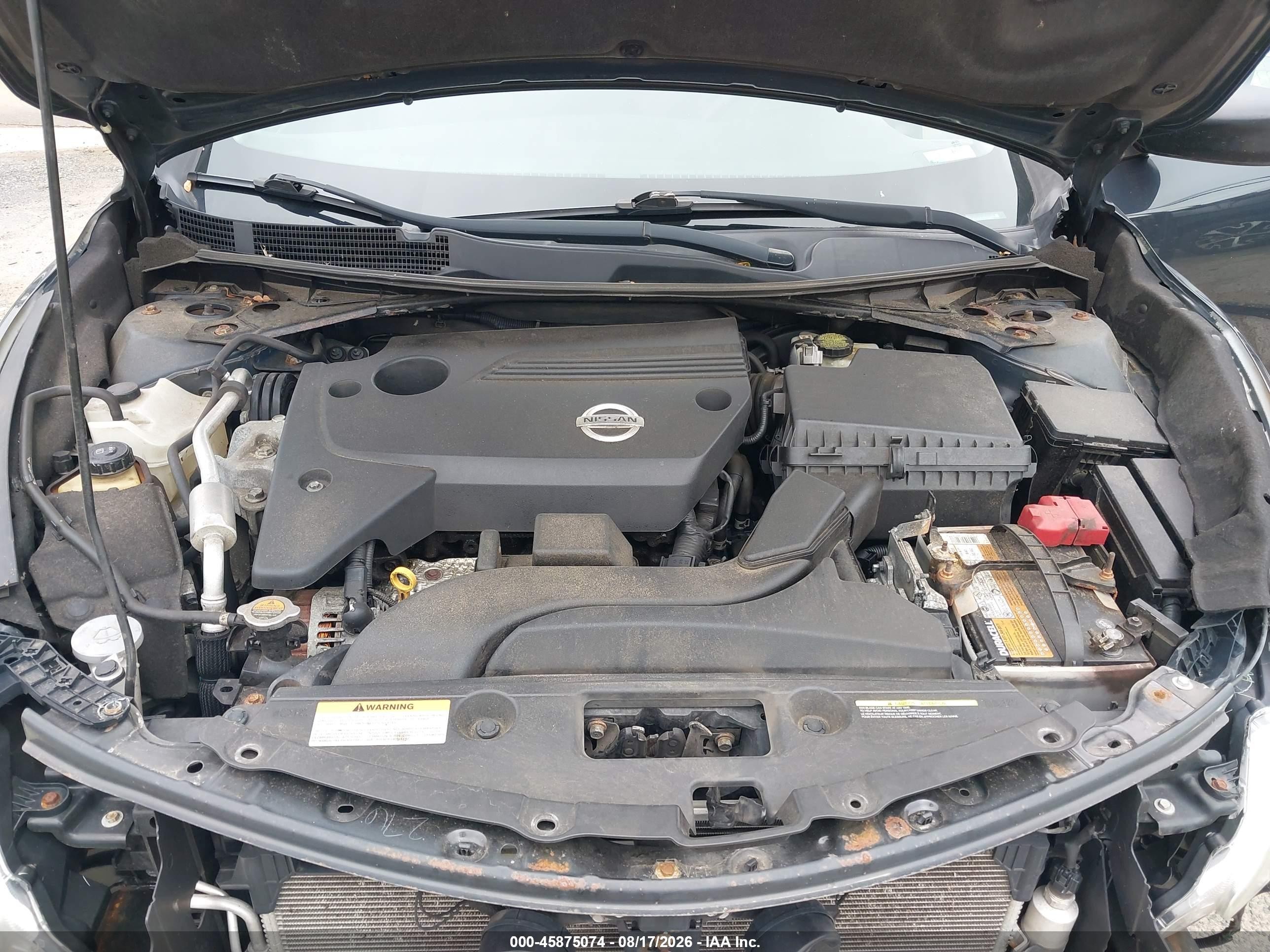 2015 Nissan Altima 2.5/2.5 S/2.5 Sl/2.5 Sv Gray vin: 1N4AL3AP7FC266637