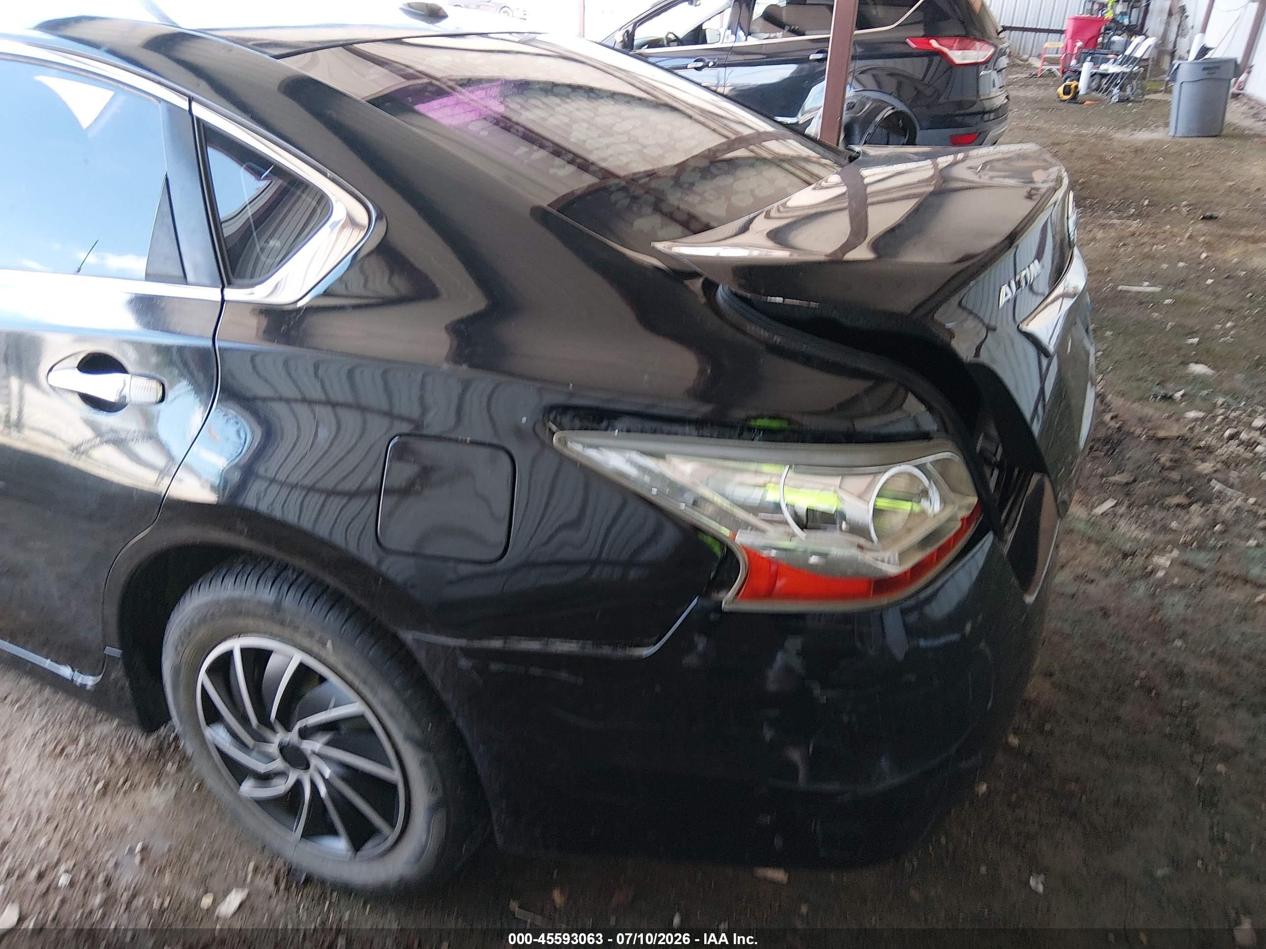 2015 Nissan Altima 2.5/2.5 S/2.5 Sl/2.5 Sv Black vin: 1N4AL3AP7FC278500