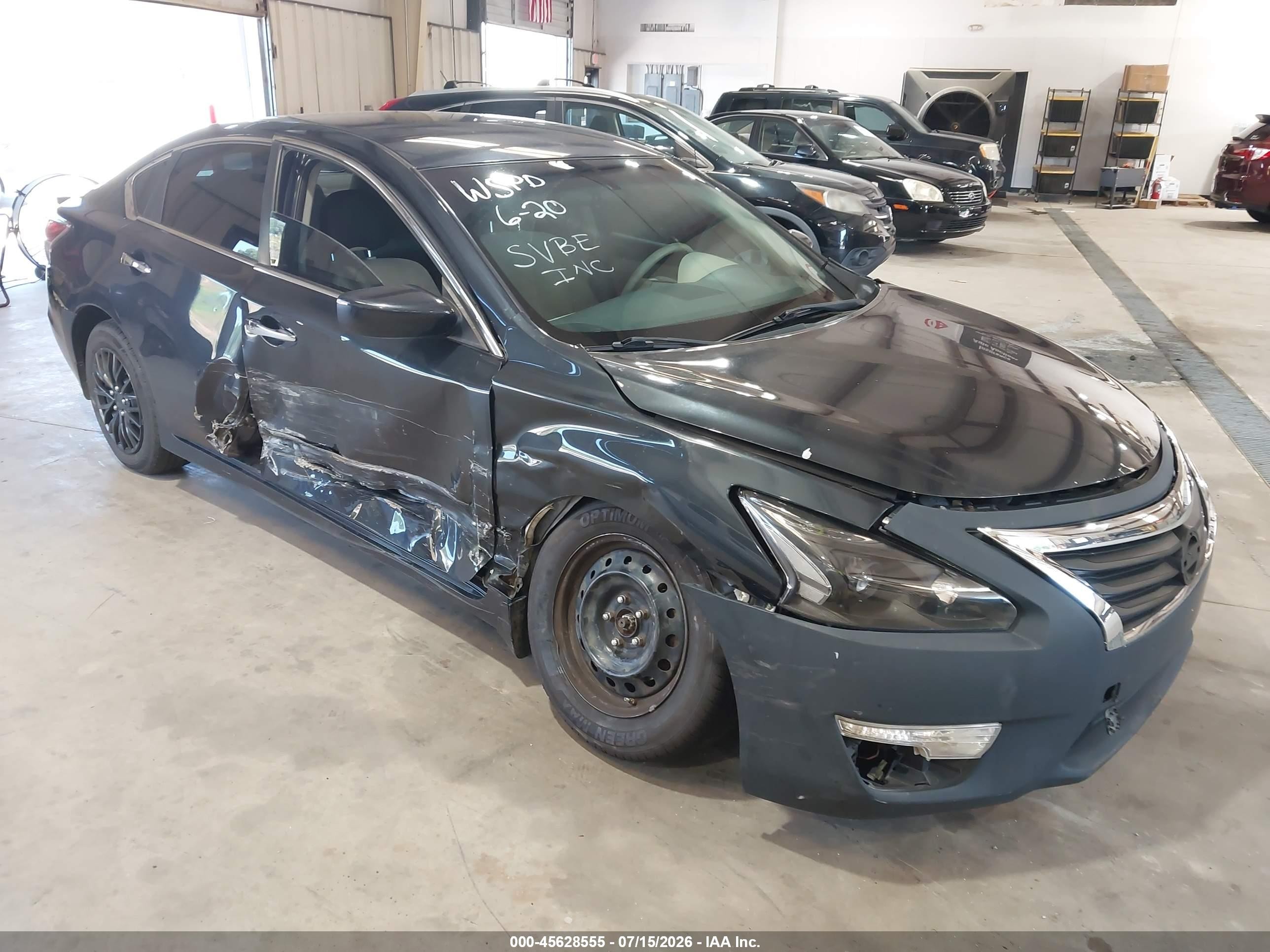 2015 Nissan Altima 2.5 S Black vin: 1N4AL3AP7FC279971